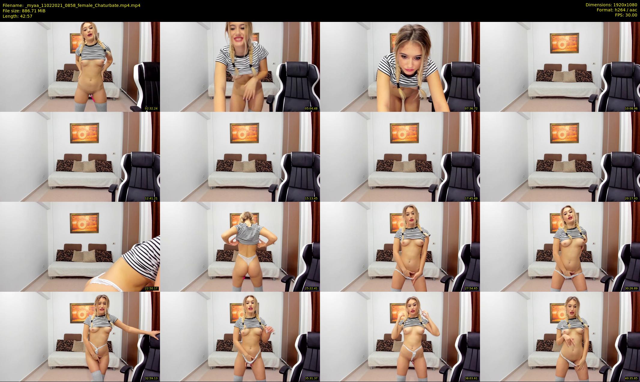 _myaa — 43 minute Chaturbate female cam show recording, 1080p, Feb 11, 2021