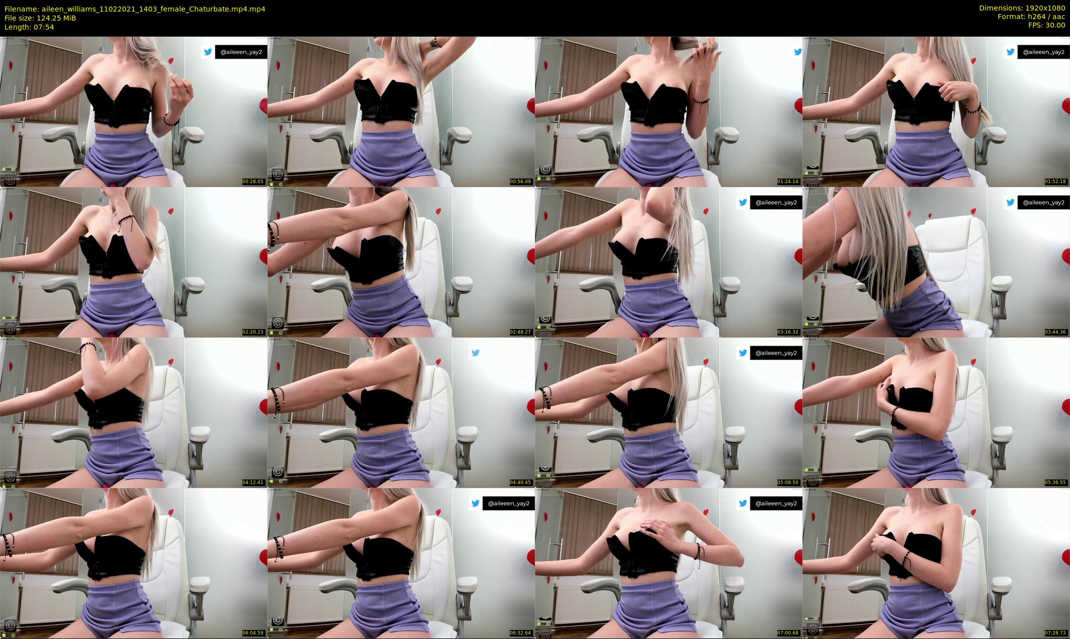 aileen_williams — 8 minute Chaturbate female cam show recording, 1080p, Feb 11, 2021