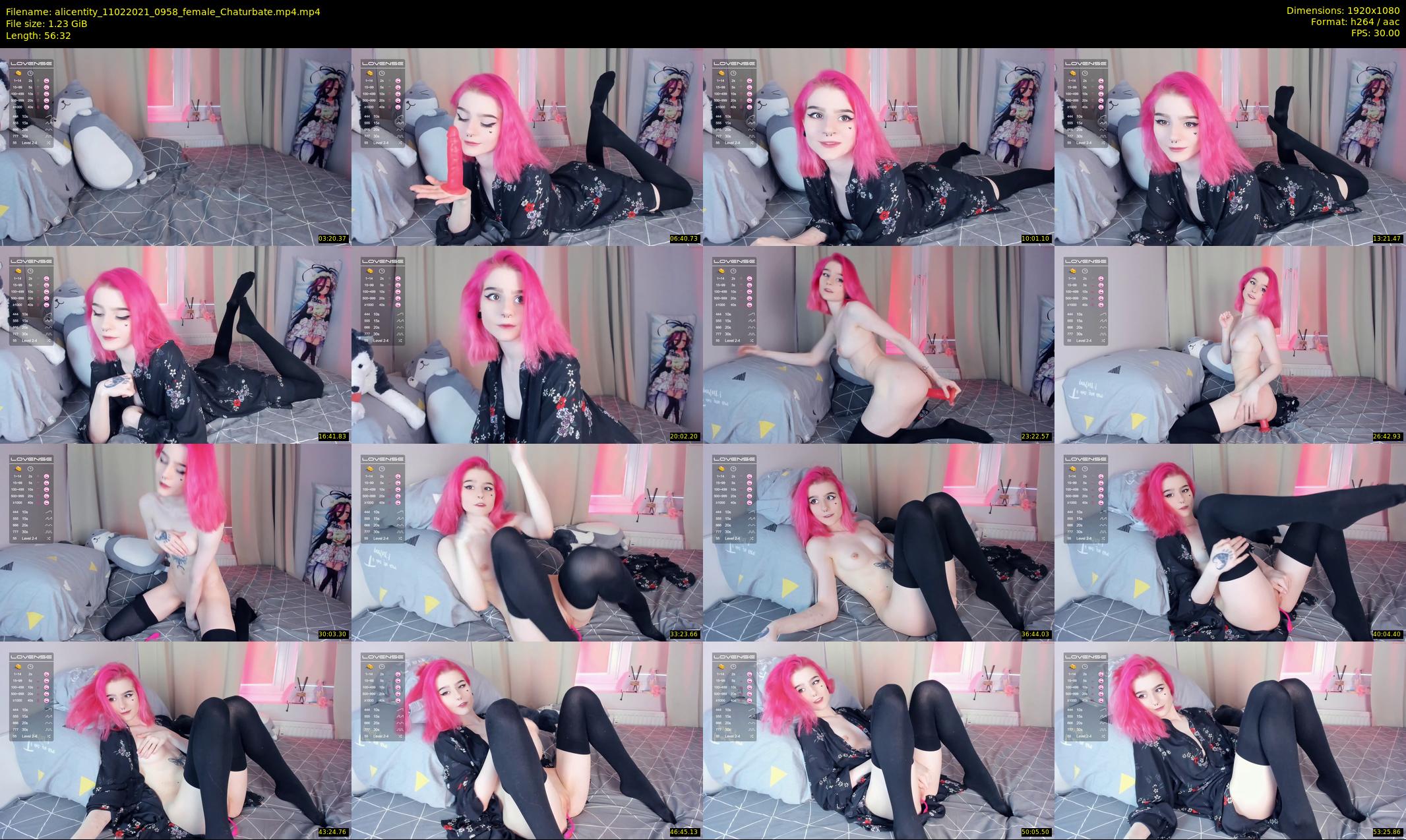alicentity — 57 minute Chaturbate female cam show recording, 1080p, Feb 11, 2021