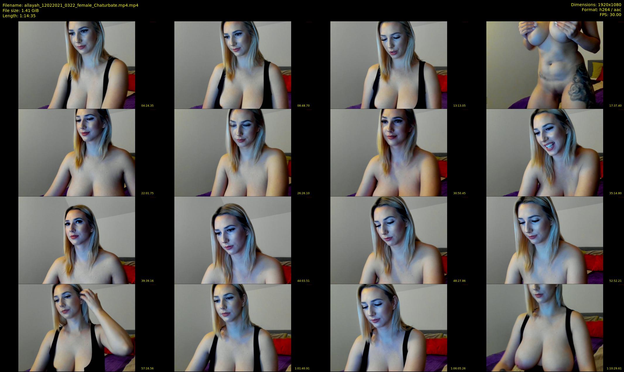 allayah — 75 minute Chaturbate female cam show recording, 1080p, Feb 12, 2021