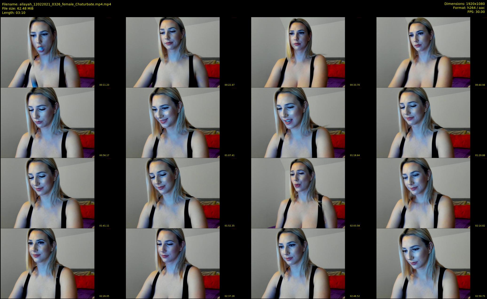 allayah — 4 minute Chaturbate female cam show recording, 1080p, Feb 12, 2021