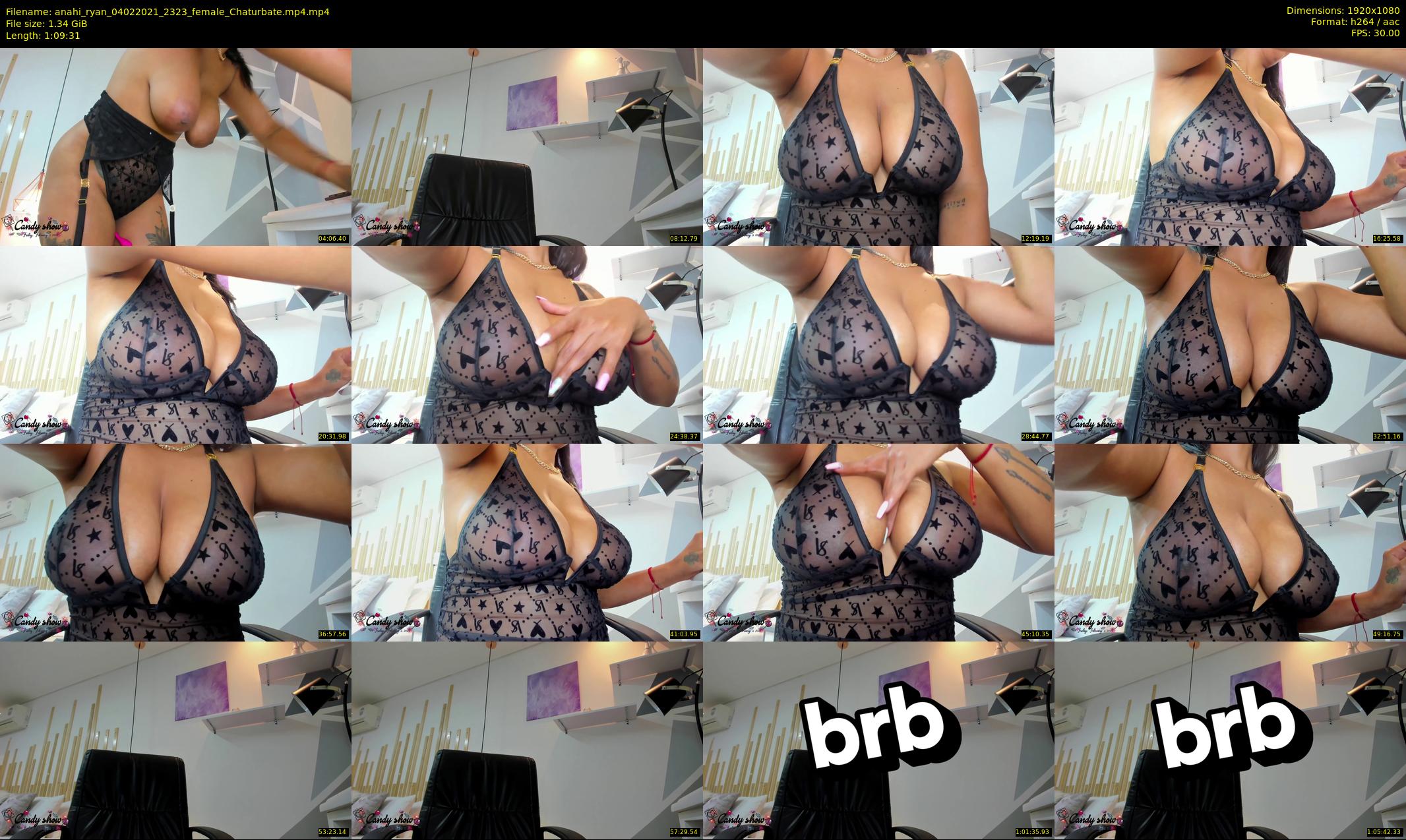 anahi_ryan — 70 minute Chaturbate female cam show recording, 1080p, Feb 4, 2021