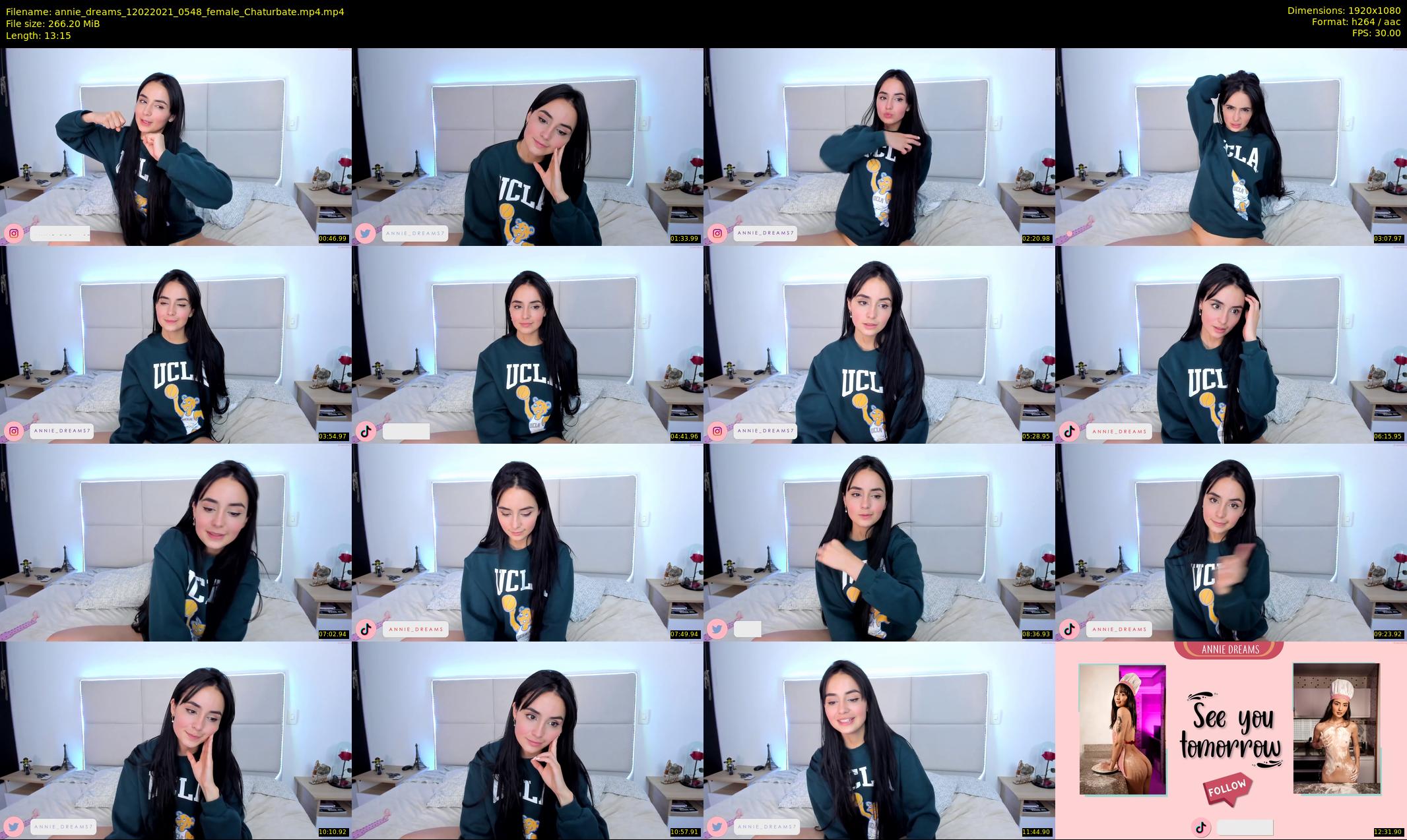 annie_dreams — 14 minute Chaturbate female cam show recording, 1080p, Feb 12, 2021
