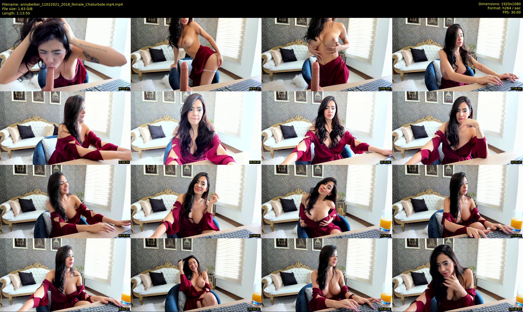annybeiker — 74 minute Chaturbate female cam show recording, 1080p, Feb 11, 2021
