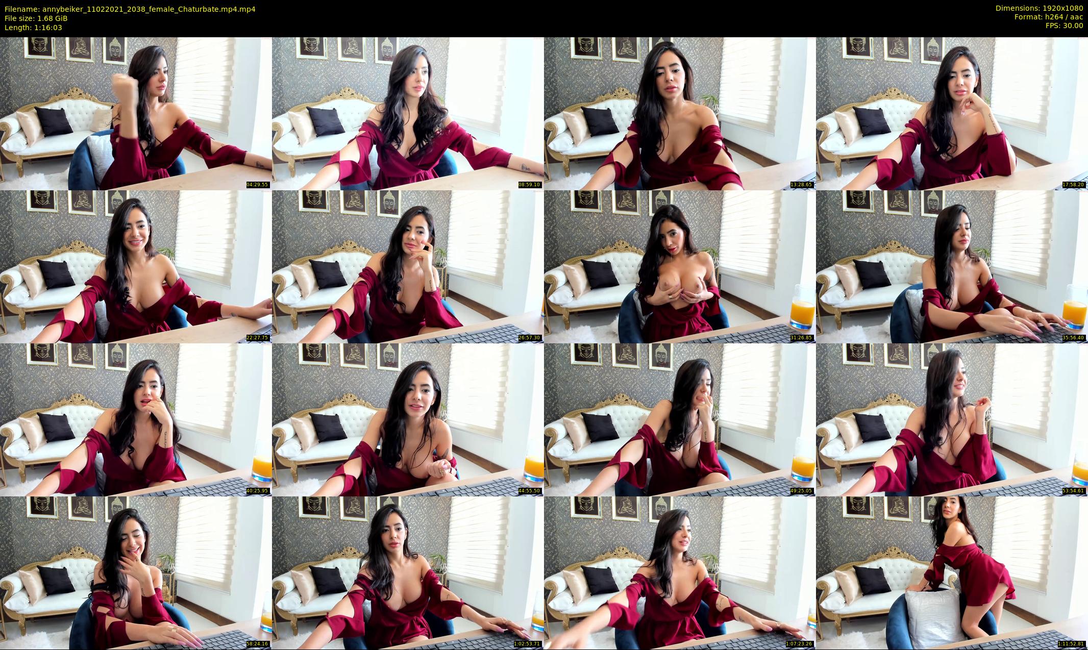 annybeiker — 77 minute Chaturbate female cam show recording, 1080p, Feb 11, 2021