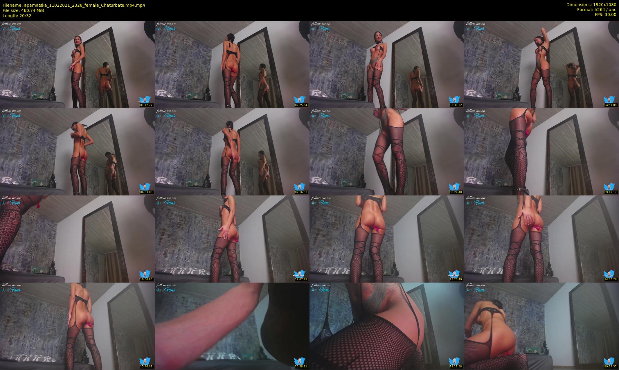 apamatska — 21 minute Chaturbate female cam show recording, 1080p, Feb 11, 2021