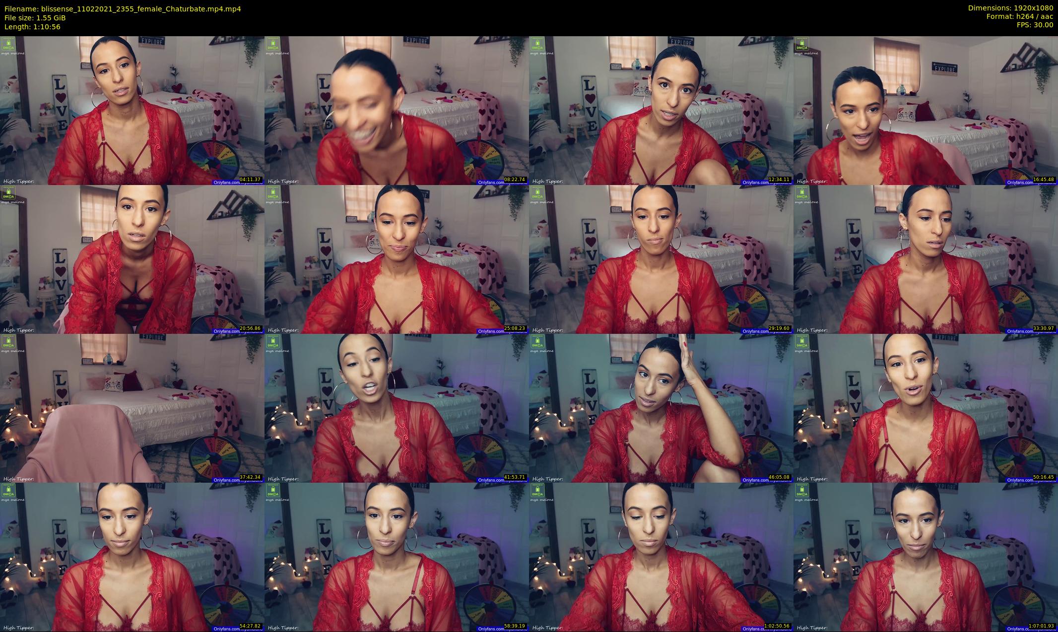 blissense — 71 minute Chaturbate female cam show recording, 1080p, Feb 11, 2021