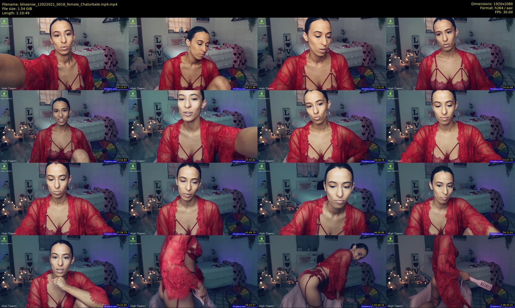 blissense — 71 minute Chaturbate female cam show recording, 1080p, Feb 12, 2021