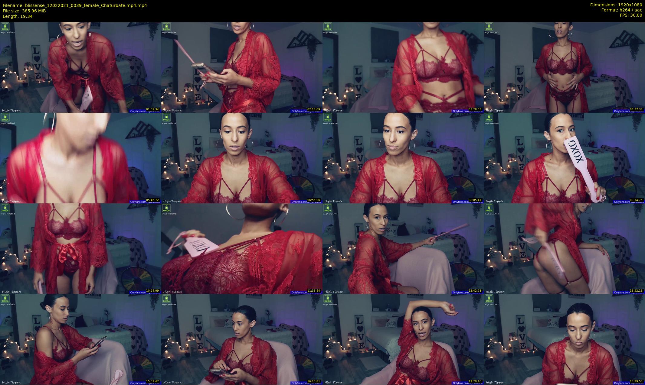 blissense — 20 minute Chaturbate female cam show recording, 1080p, Feb 12, 2021
