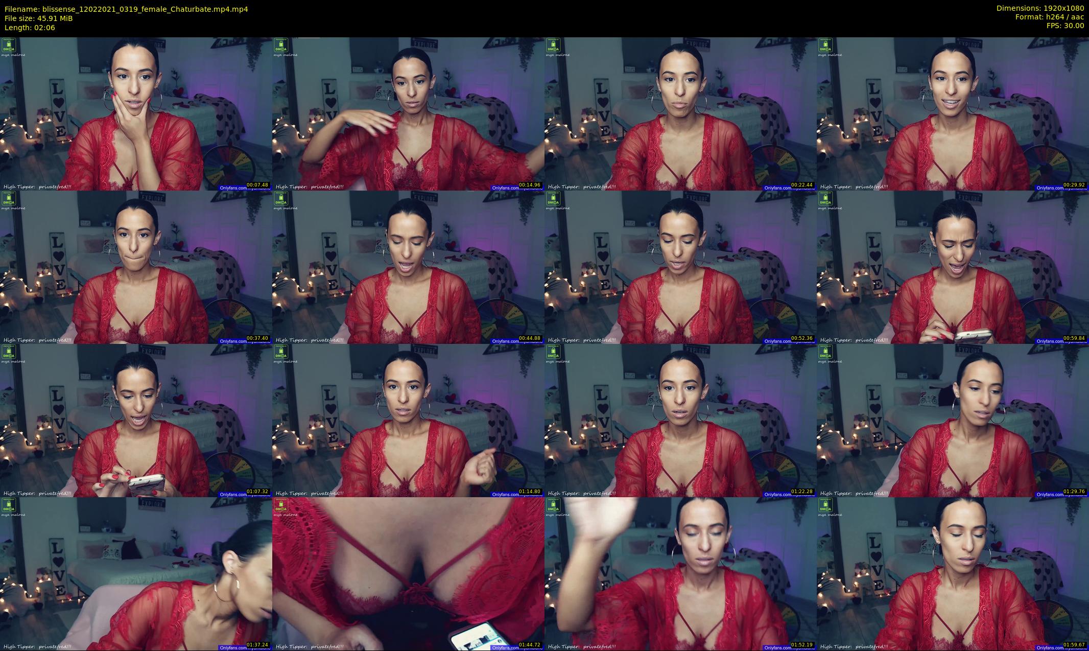 blissense — 3 minute Chaturbate female cam show recording, 1080p, Feb 12, 2021
