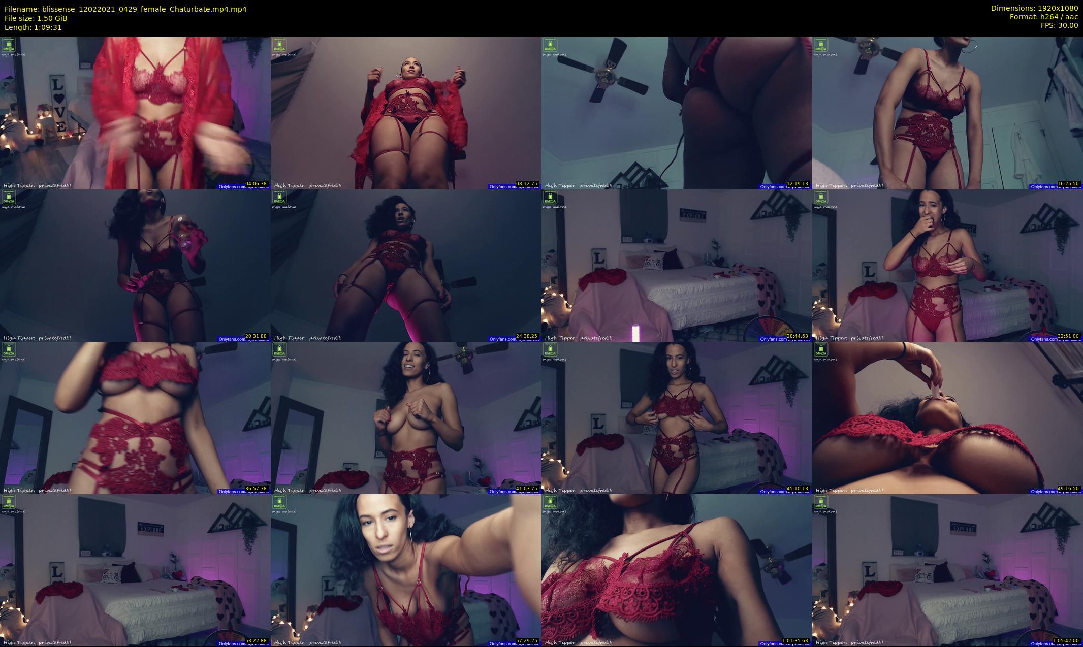 blissense — 70 minute Chaturbate female cam show recording, 1080p, Feb 12, 2021