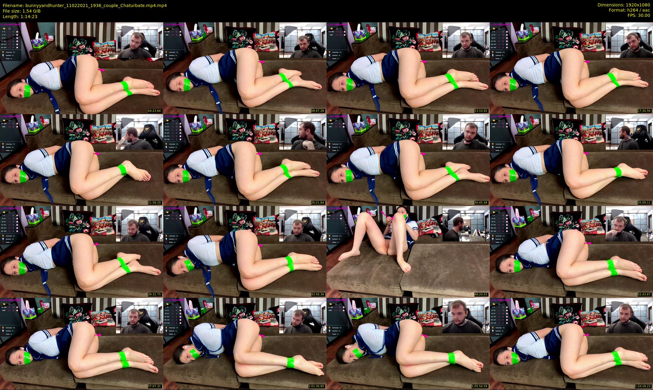 bunnyyandhunter — 75 minute Chaturbate couple cam show recording, 1080p, Feb 11, 2021