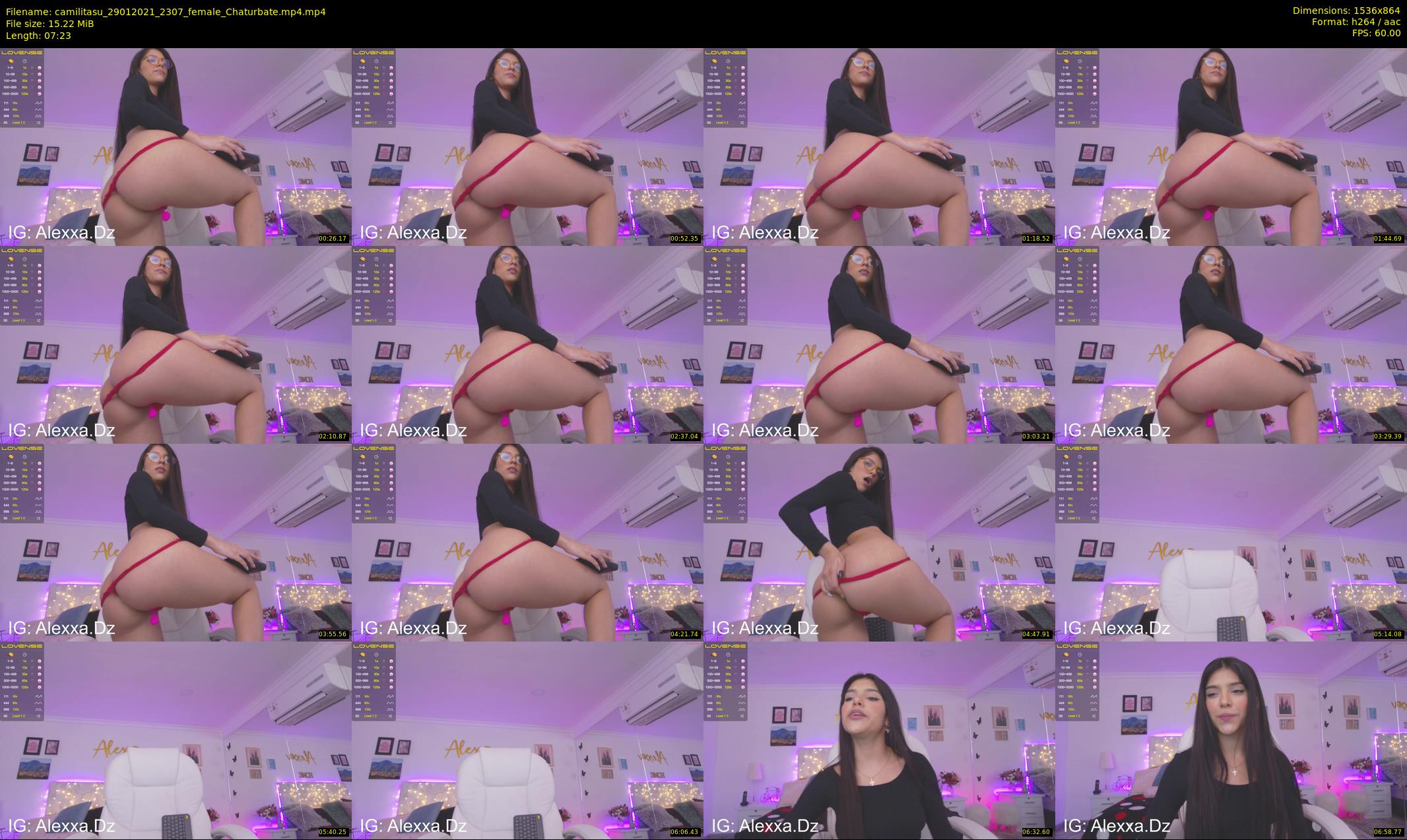 camilitasu — 8 minute Chaturbate female cam show recording, 720p, Jan 29, 2021