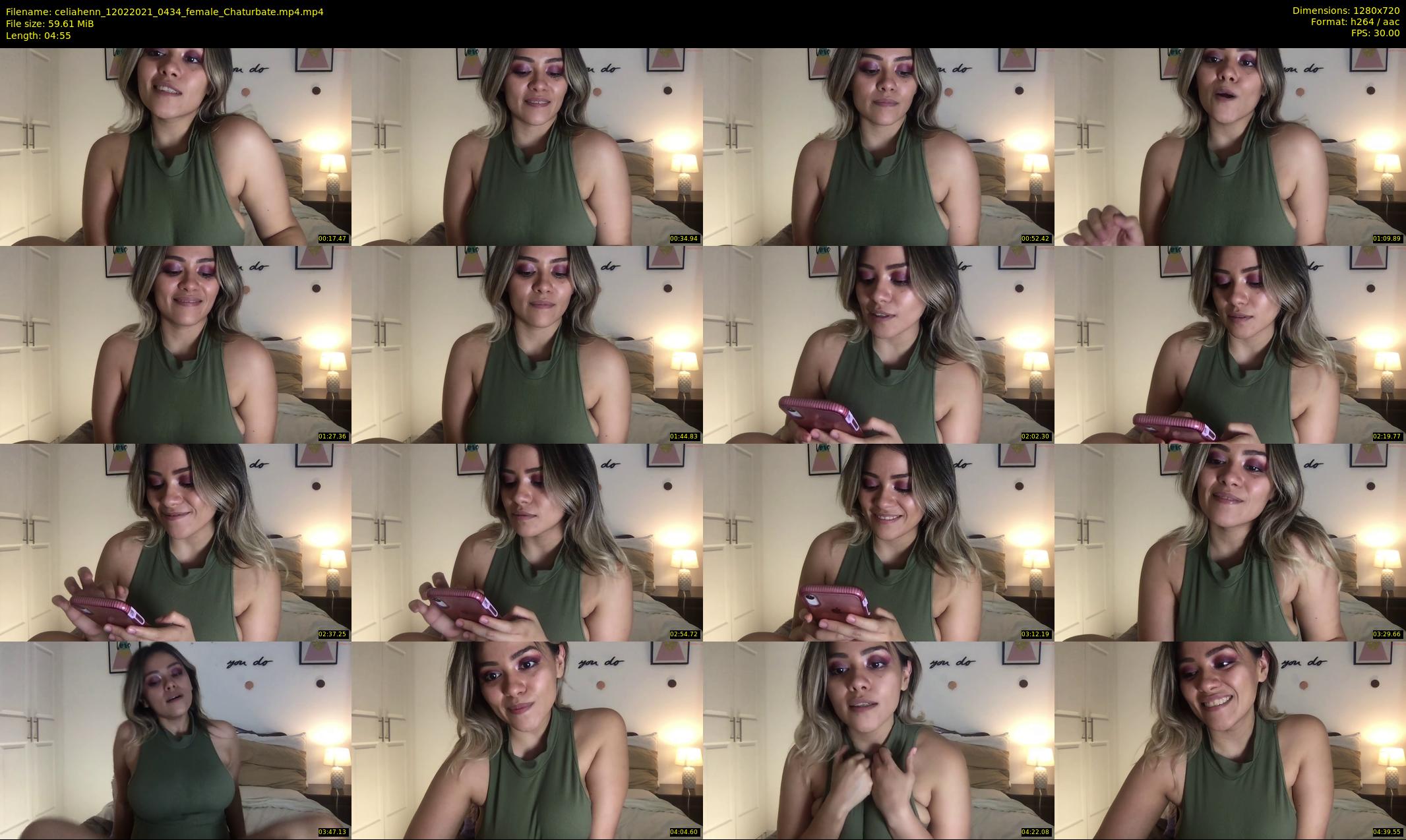 celiahenn — 5 minute Chaturbate female cam show recording, 720p, Feb 12, 2021