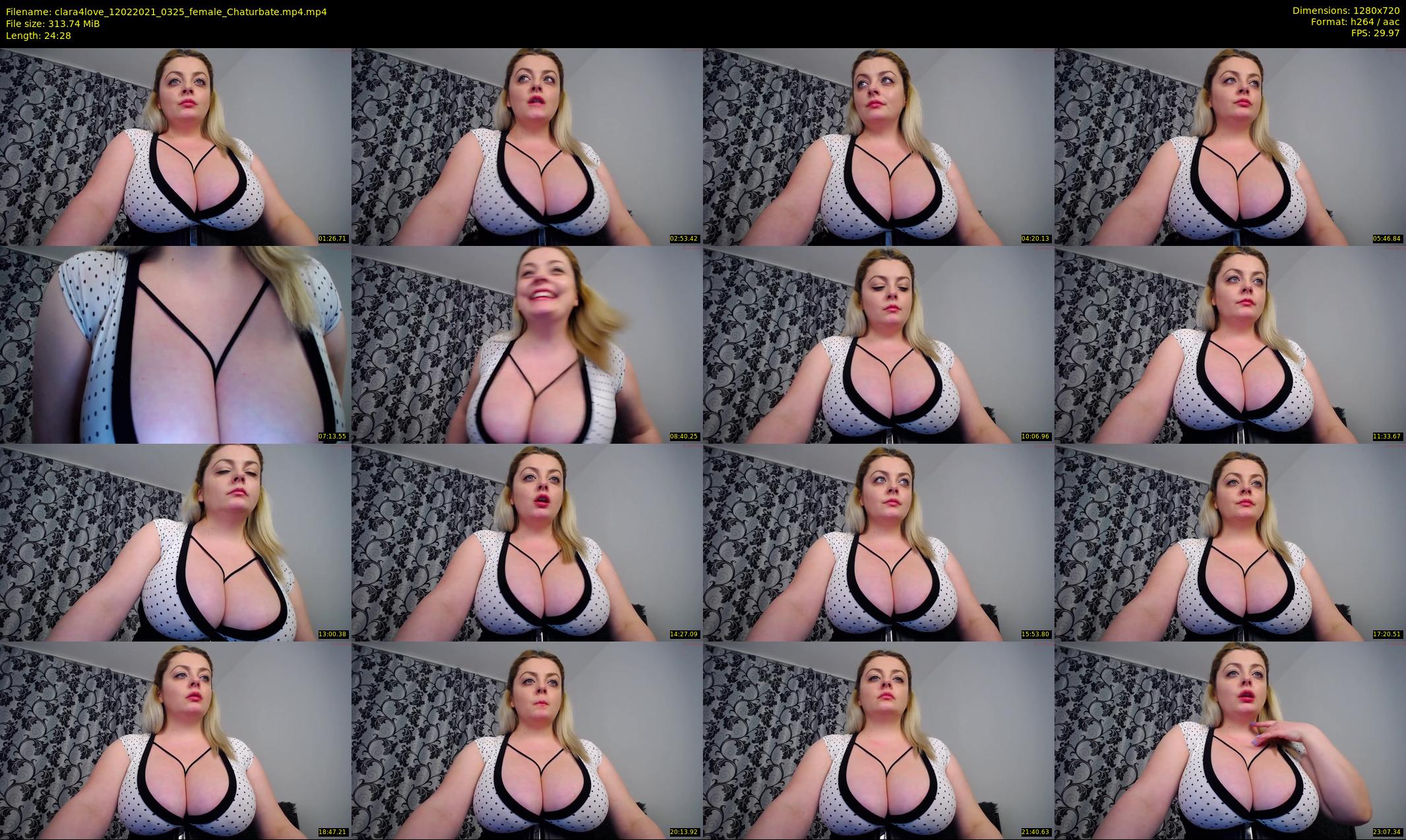 clara4love — 25 minute Chaturbate female cam show recording, 720p, Feb 12, 2021