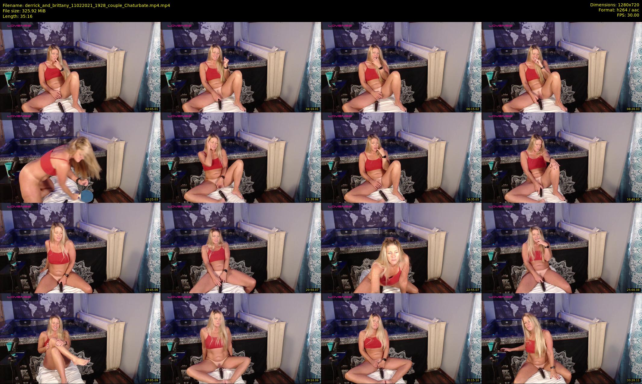derrick_and_brittany — 36 minute Chaturbate couple cam show recording, 720p, Feb 11, 2021