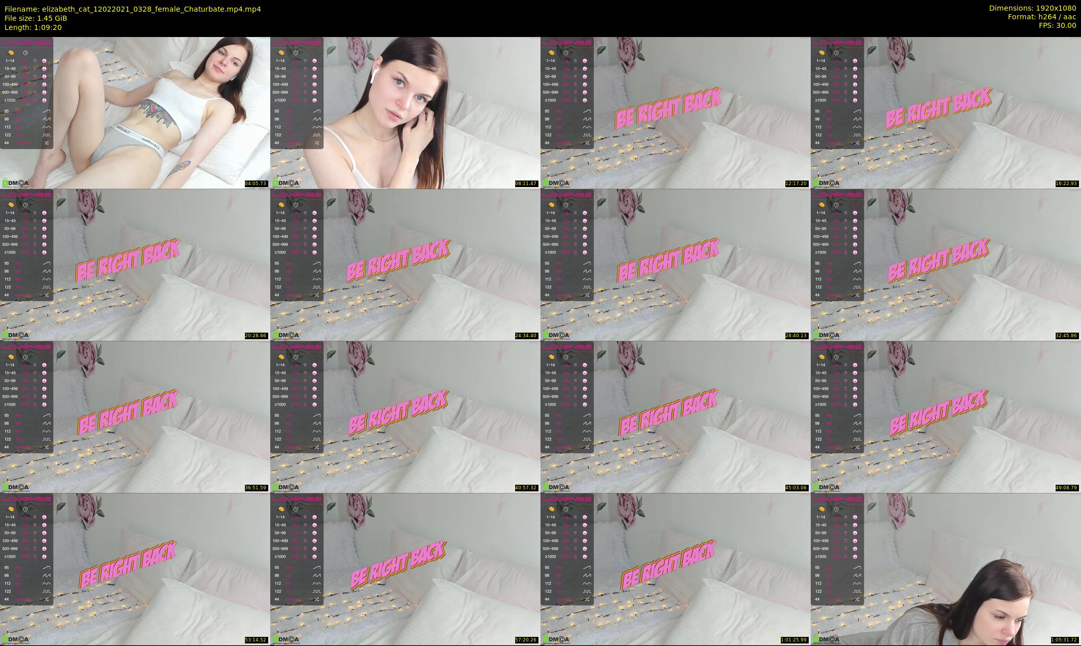 elizabeth_cat — 70 minute Chaturbate female cam show recording, 1080p, Feb 12, 2021