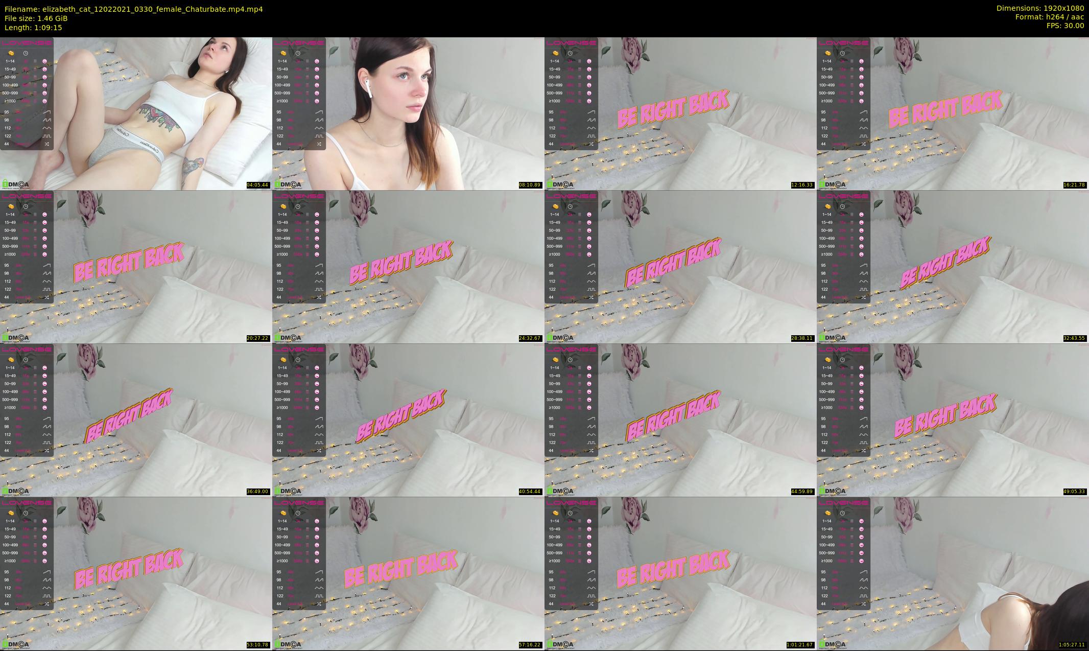 elizabeth_cat — 70 minute Chaturbate female cam show recording, 1080p, Feb 12, 2021
