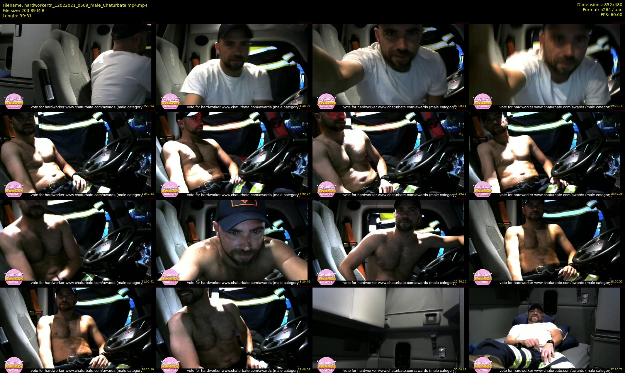 hardworkertn — 40 minute Chaturbate male cam show recording, 480p, Feb 12, 2021
