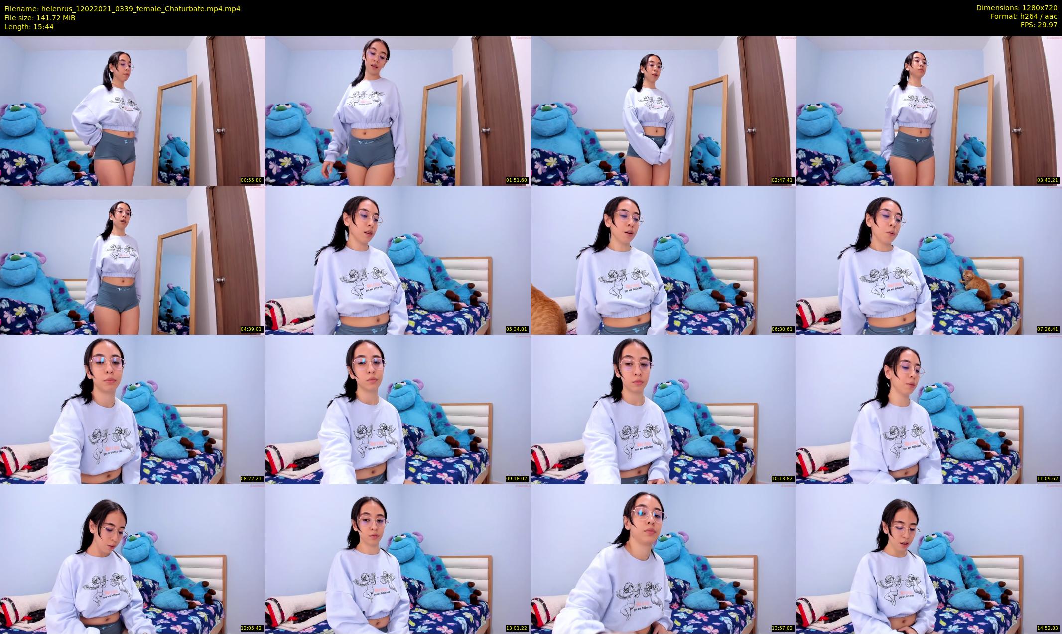 helenrus — 16 minute Chaturbate female cam show recording, 720p, Feb 12, 2021