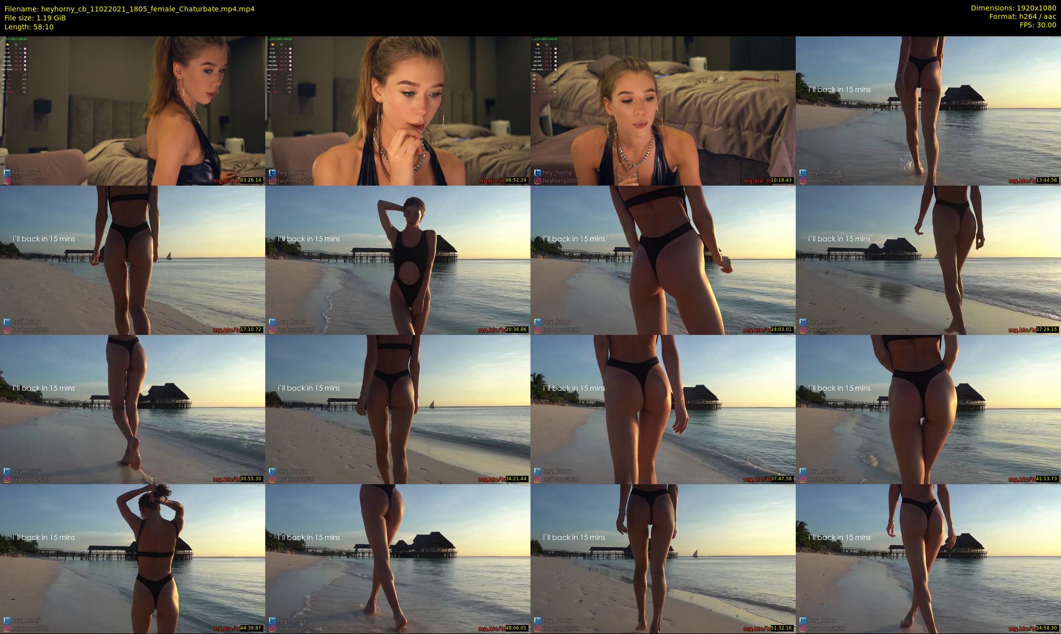 heyhorny_cb — 59 minute Chaturbate couple cam show recording, 1080p, Feb 11, 2021