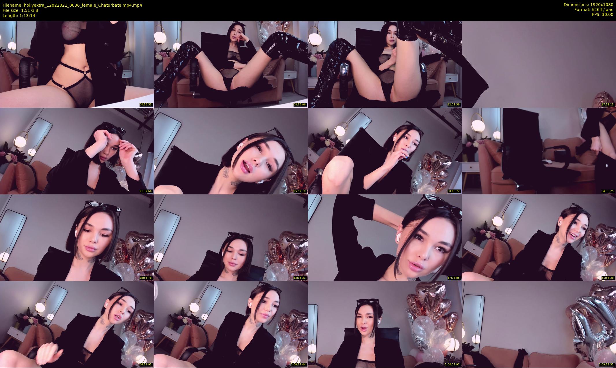 hollyextra — 74 minute Chaturbate female cam show recording, 1080p, Feb 12, 2021