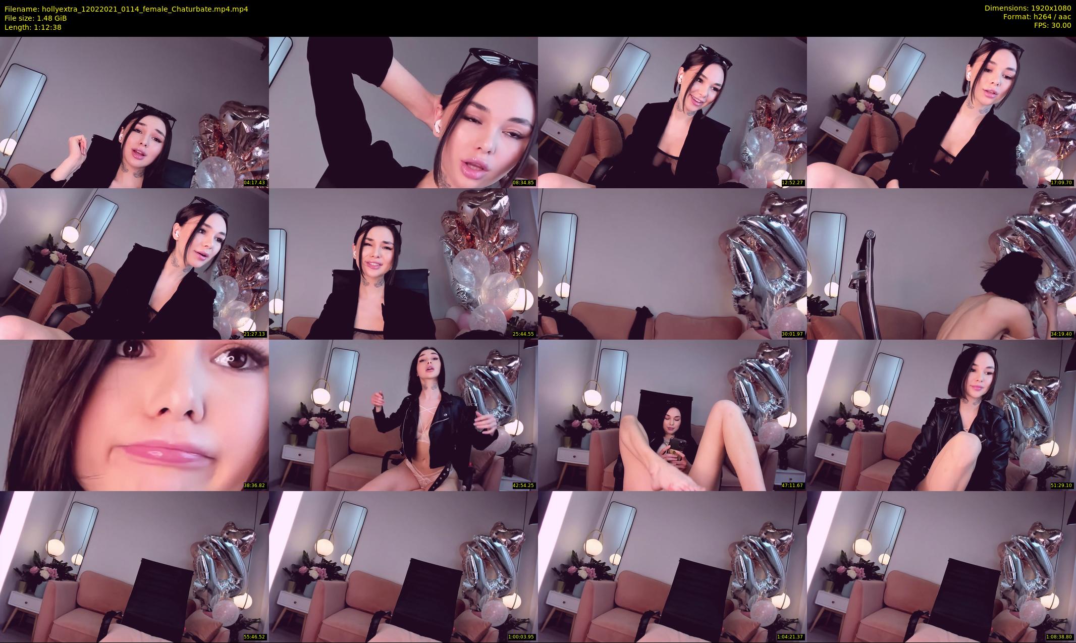 hollyextra — 73 minute Chaturbate female cam show recording, 1080p, Feb 12, 2021