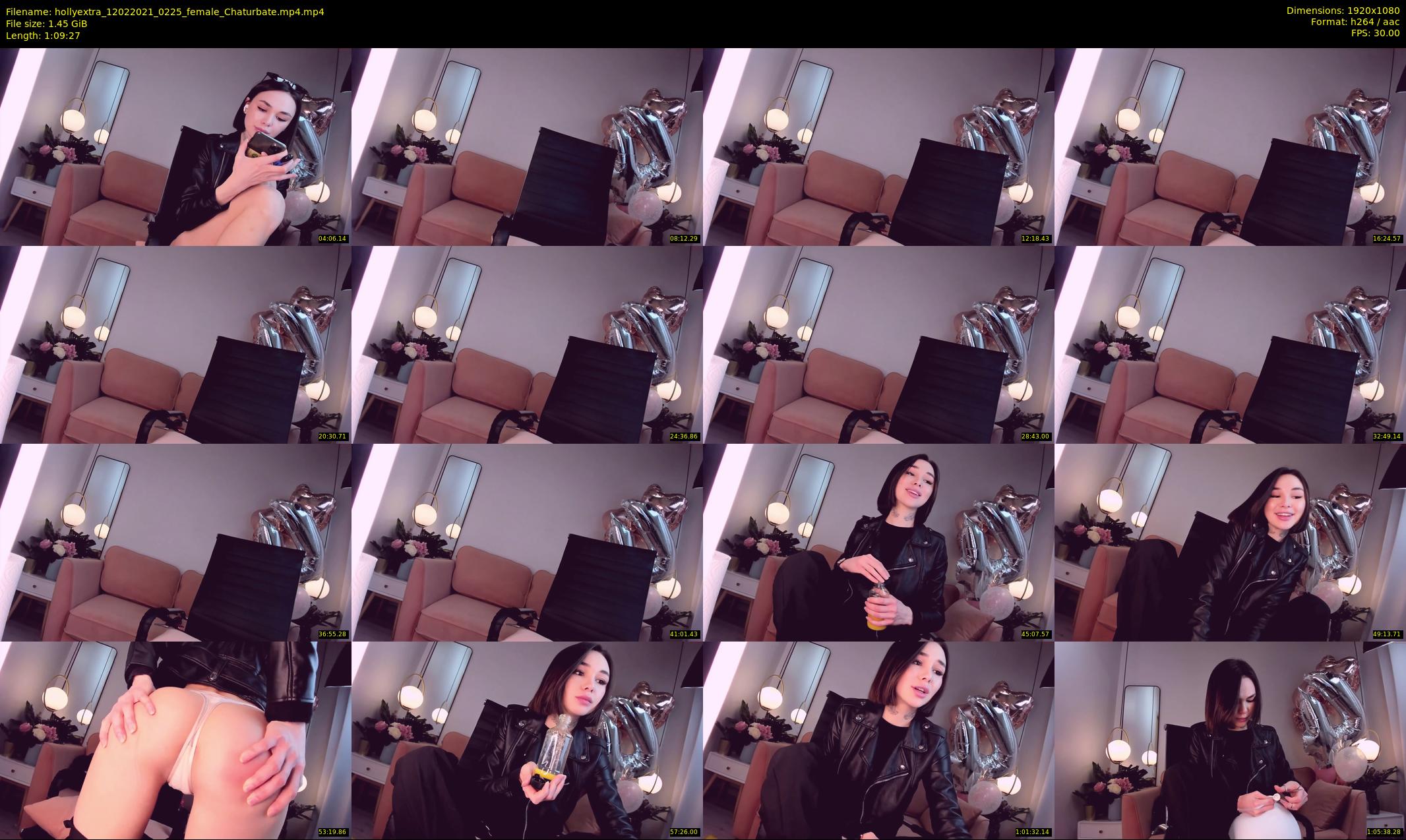 hollyextra — 70 minute Chaturbate female cam show recording, 1080p, Feb 12, 2021