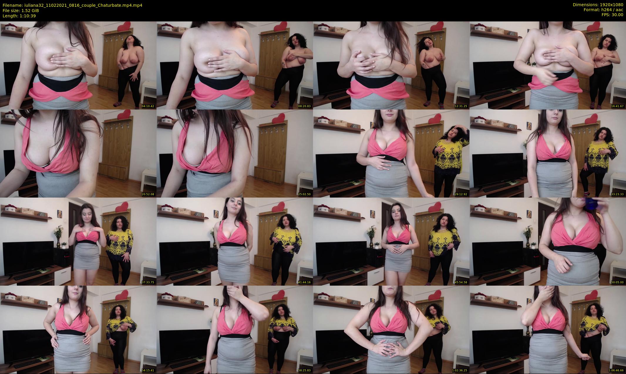 iuliana32 — 71 minute Chaturbate couple cam show recording, 1080p, Feb 11, 2021