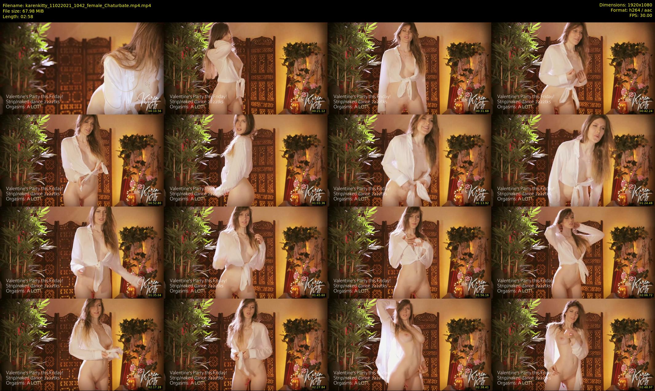 karenkitty — 3 minute Chaturbate female cam show recording, 1080p, Feb 11, 2021
