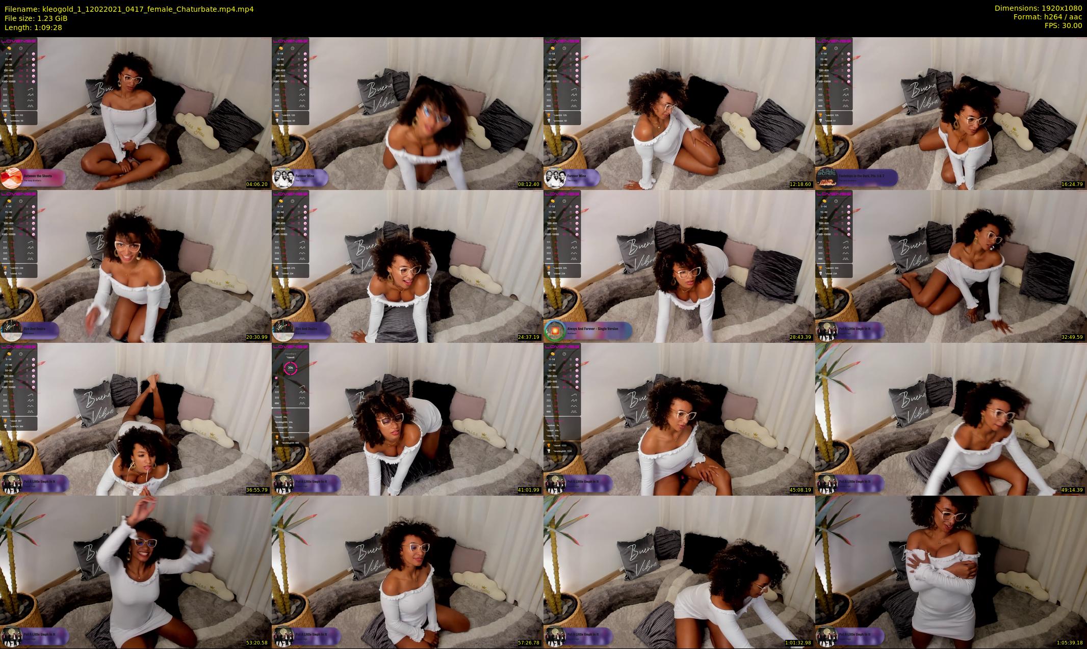 kleogold_1 — 70 minute Chaturbate female cam show recording, 1080p, Feb 12, 2021