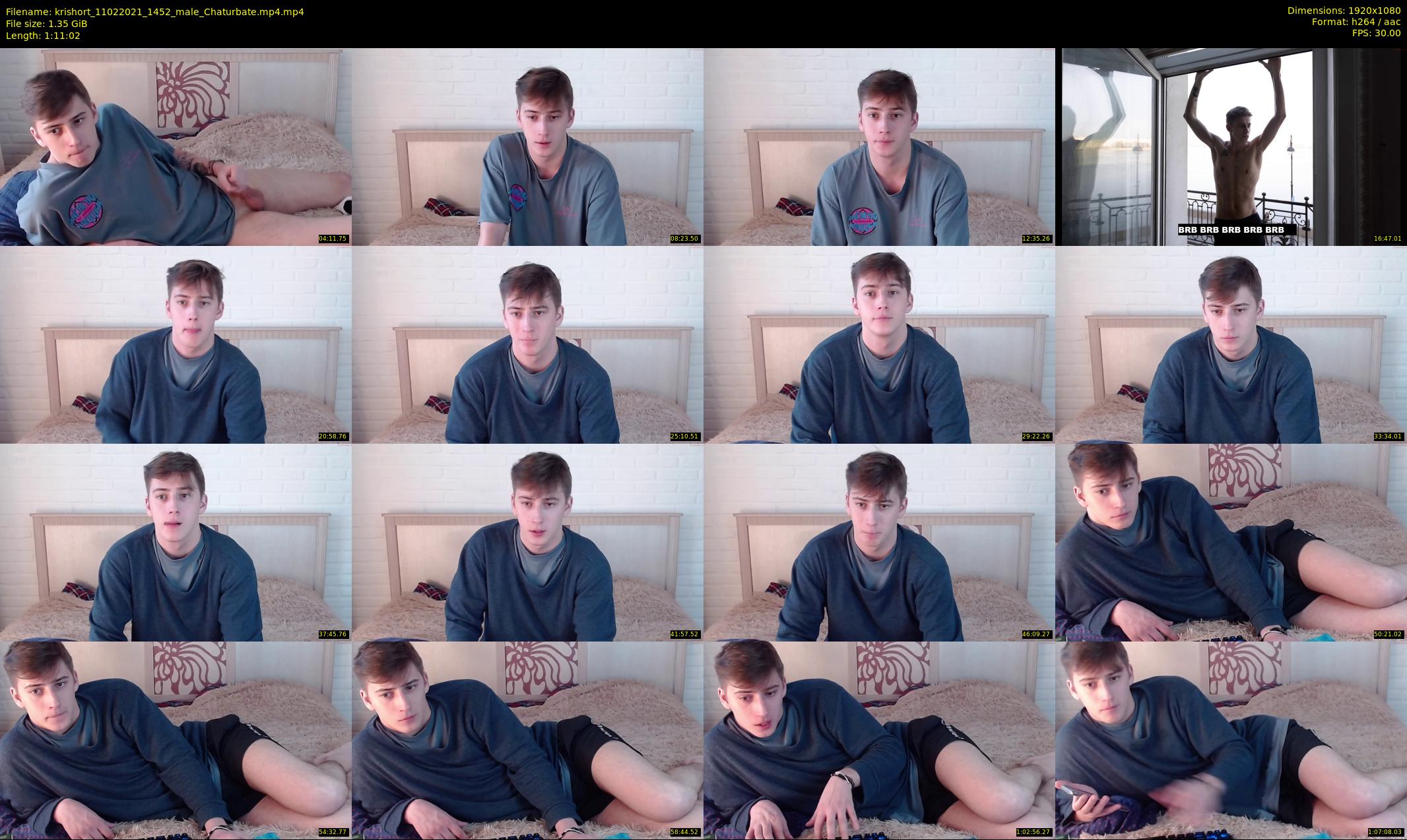 krishort — 72 minute Chaturbate male cam show recording, 1080p, Feb 11, 2021