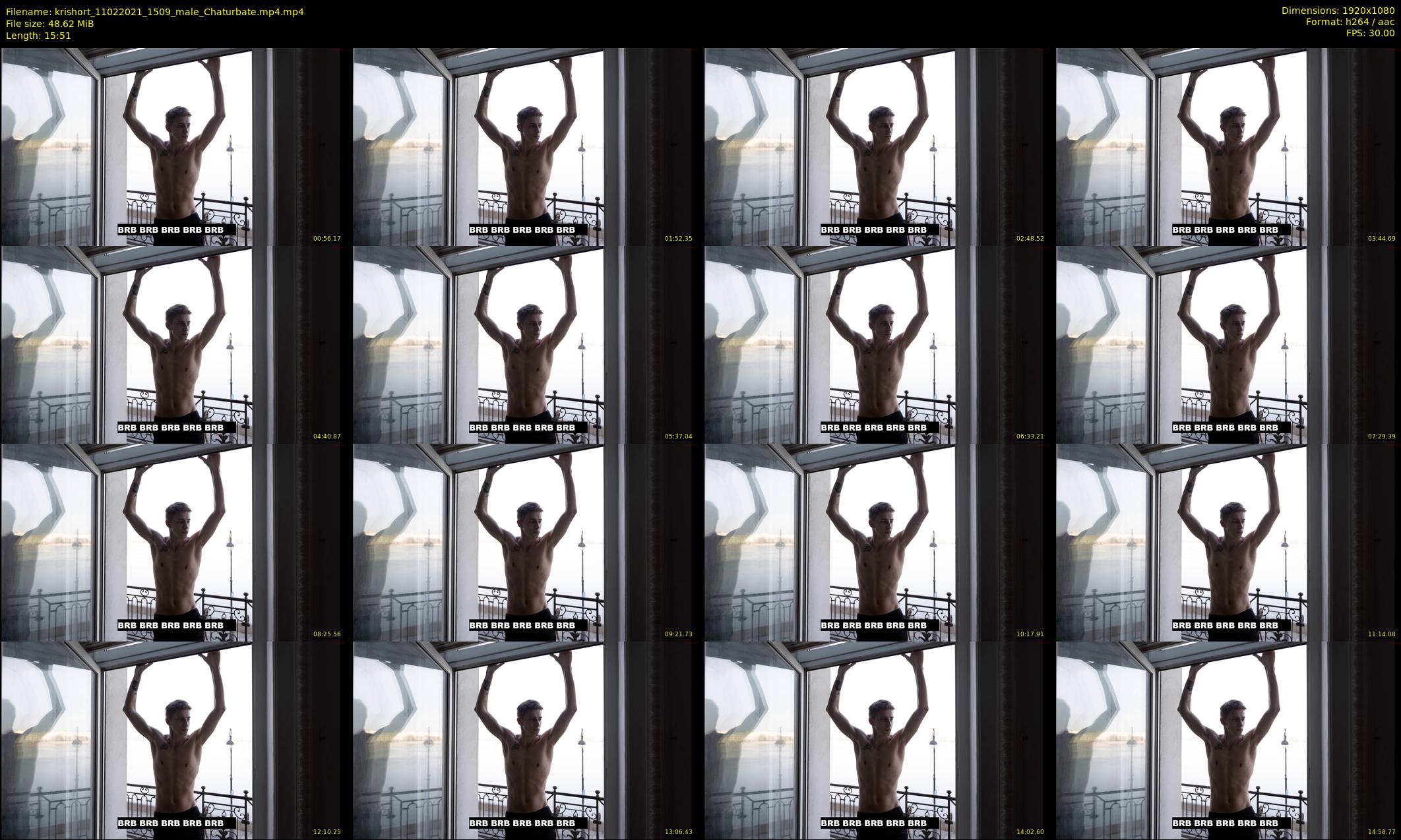krishort — 16 minute Chaturbate male cam show recording, 1080p, Feb 11, 2021