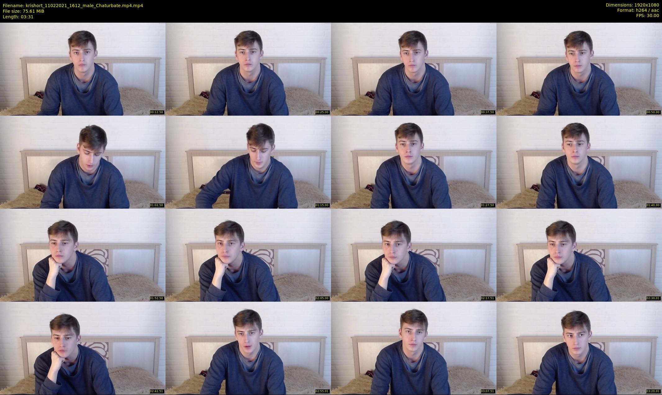 krishort — 4 minute Chaturbate male cam show recording, 1080p, Feb 11, 2021