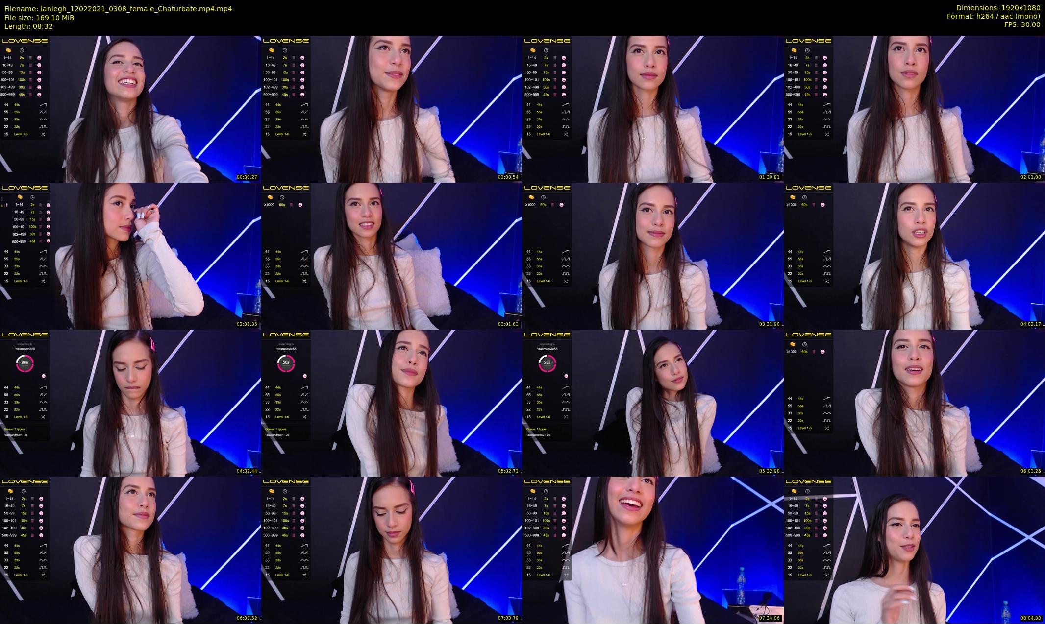 laniegh — 9 minute Chaturbate female cam show recording, 1080p, Feb 12, 2021
