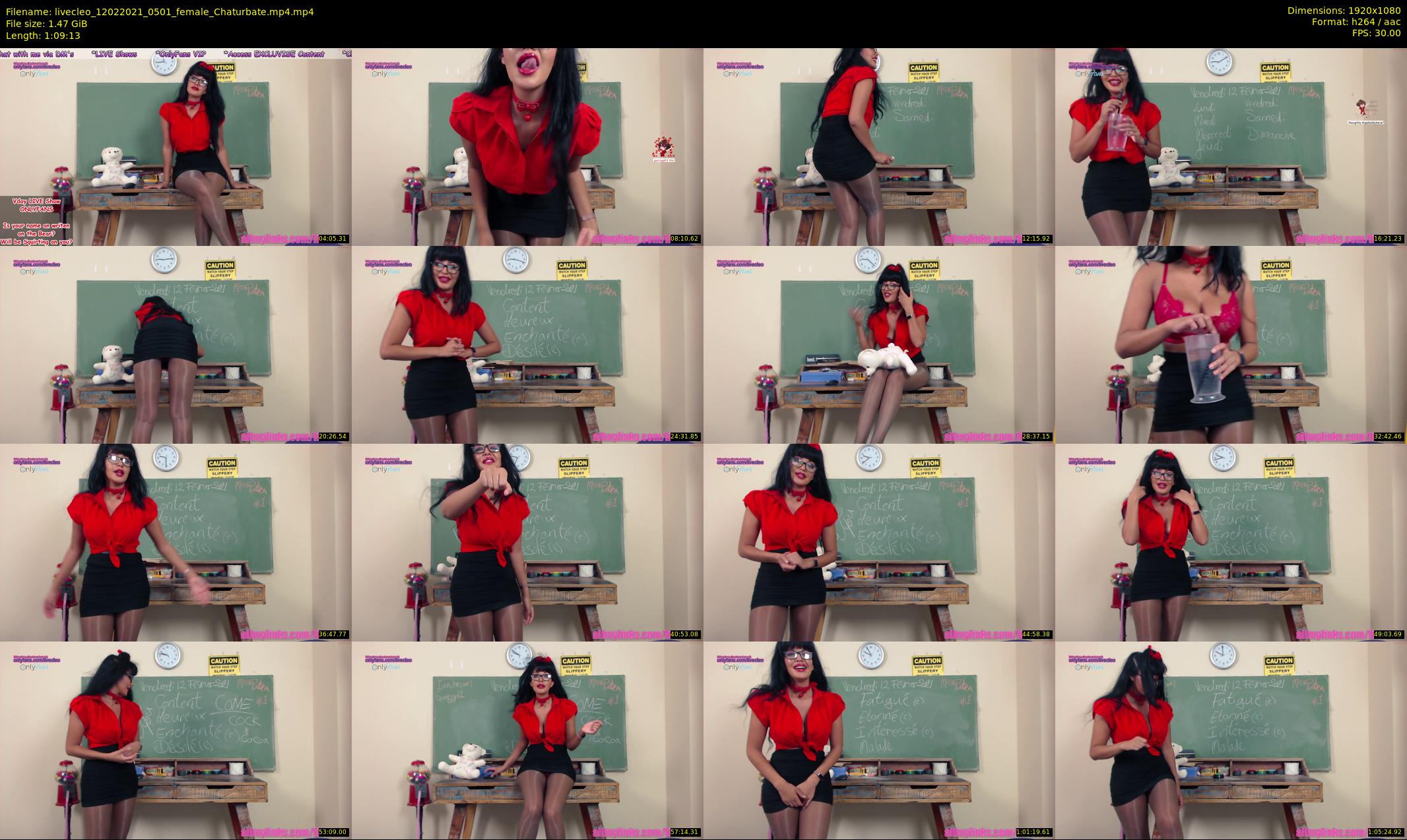 livecleo — 70 minute Chaturbate female cam show recording, 1080p, Feb 12, 2021