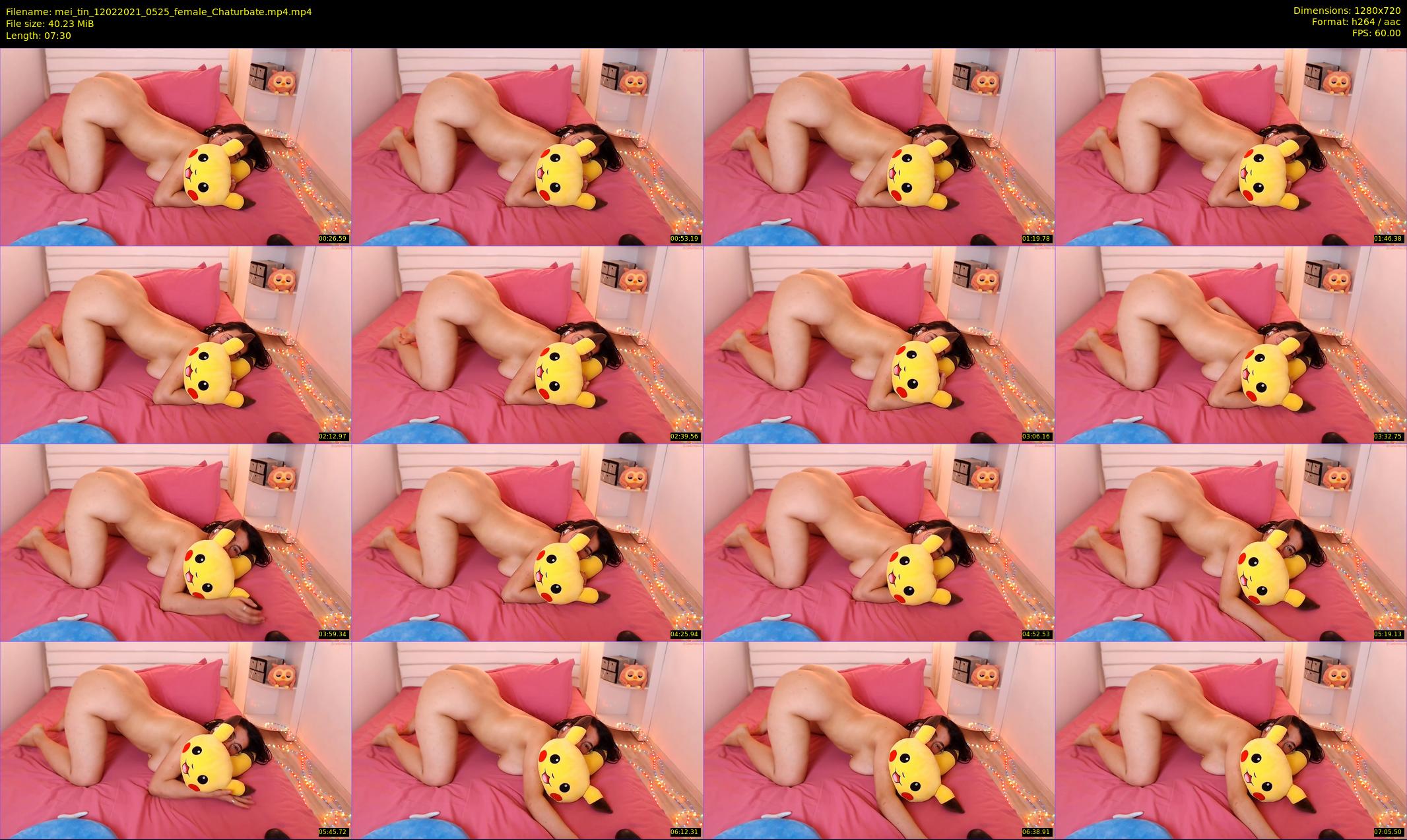 mei_tin — 8 minute Chaturbate female cam show recording, 720p, Feb 12, 2021