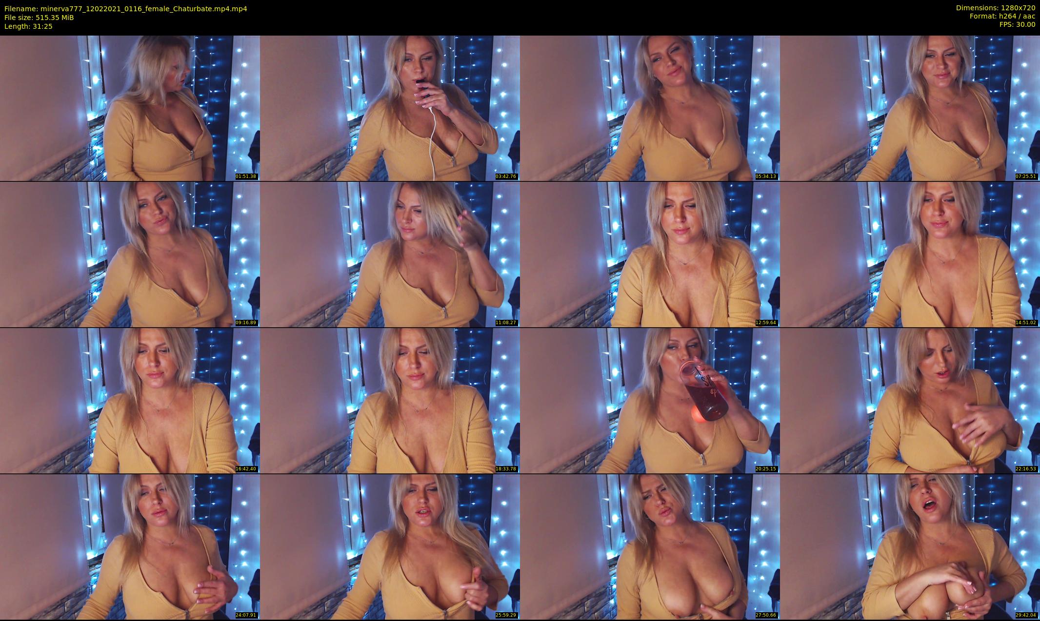 minerva777 — 32 minute Chaturbate female cam show recording, 720p, Feb 12, 2021