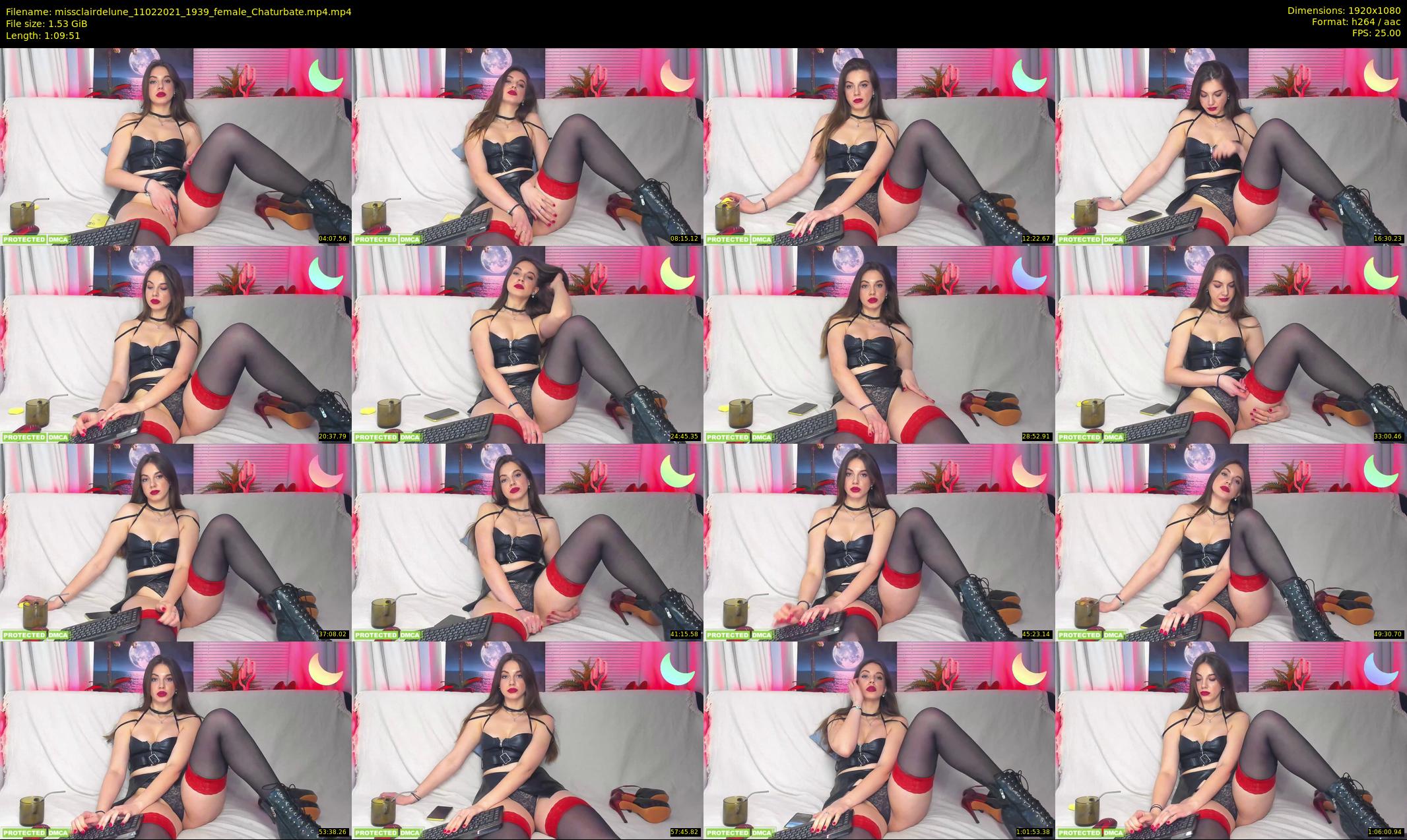 missclairdelune — 70 minute Chaturbate female cam show recording, 1080p, Feb 11, 2021