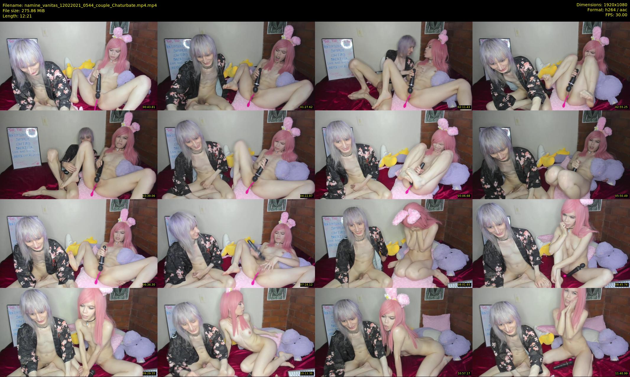 namine_vanitas — 13 minute Chaturbate couple cam show recording, 1080p, Feb 12, 2021