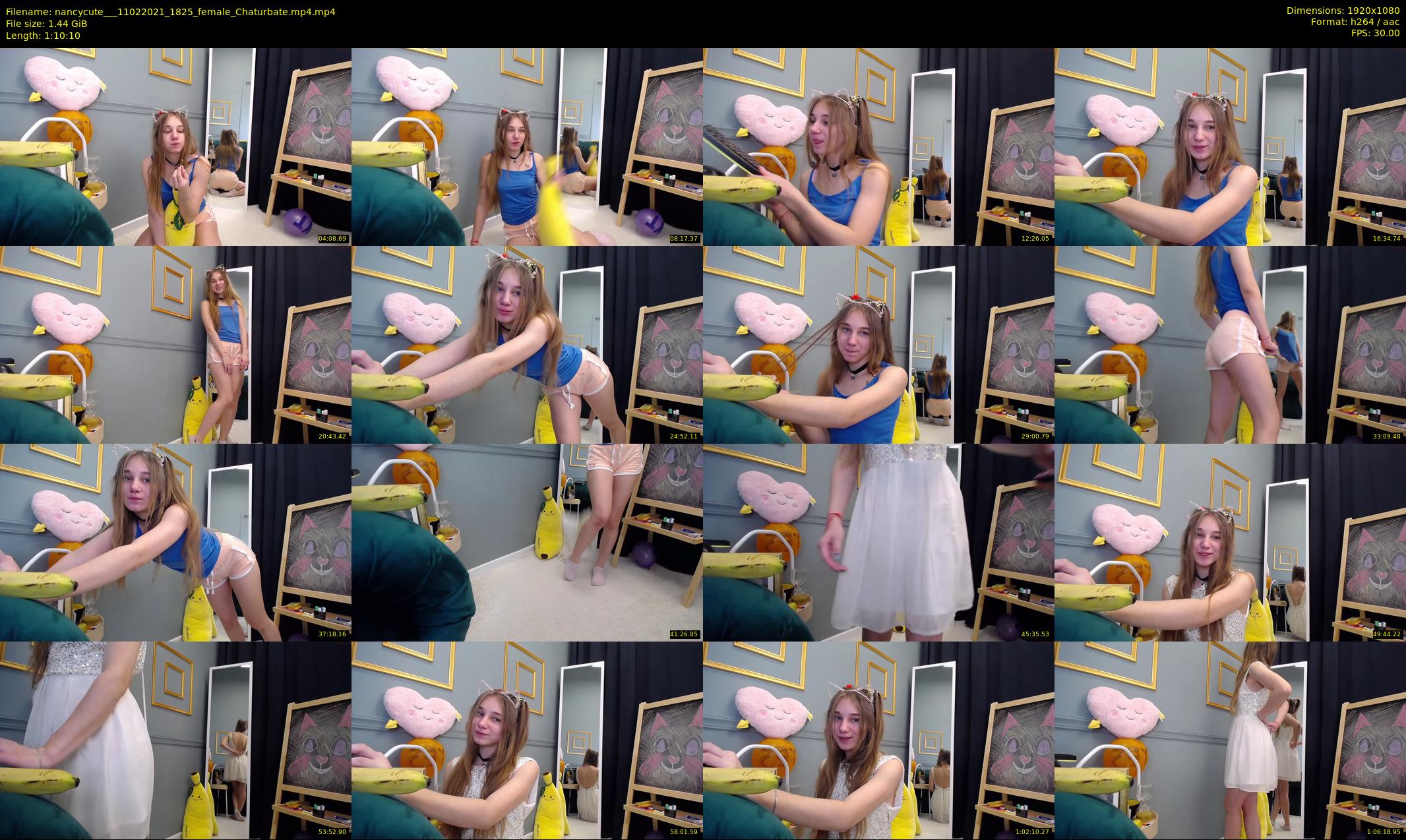 nancycute__ — 71 minute Chaturbate female cam show recording, 1080p, Feb 11, 2021