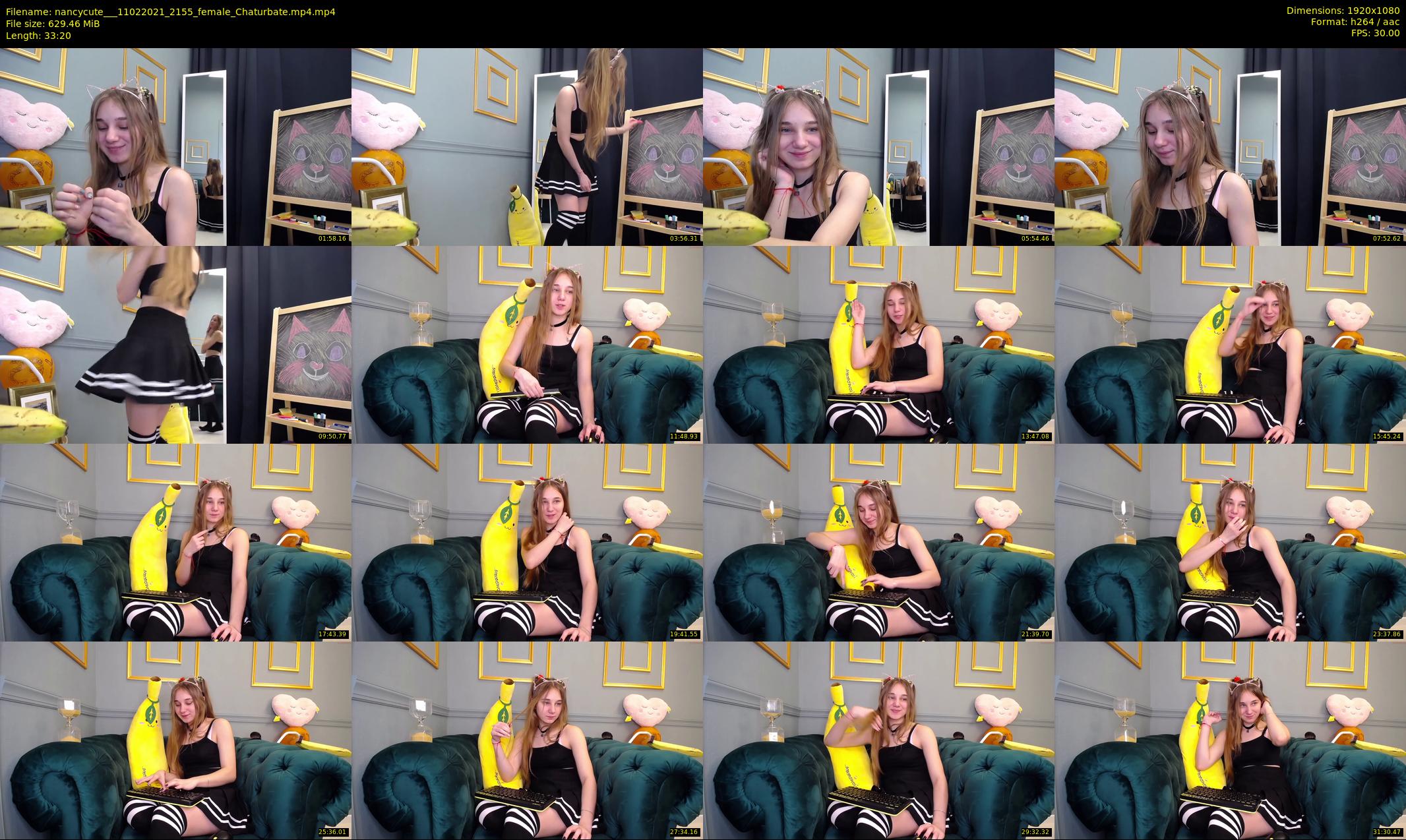 nancycute__ — 34 minute Chaturbate female cam show recording, 1080p, Feb 11, 2021