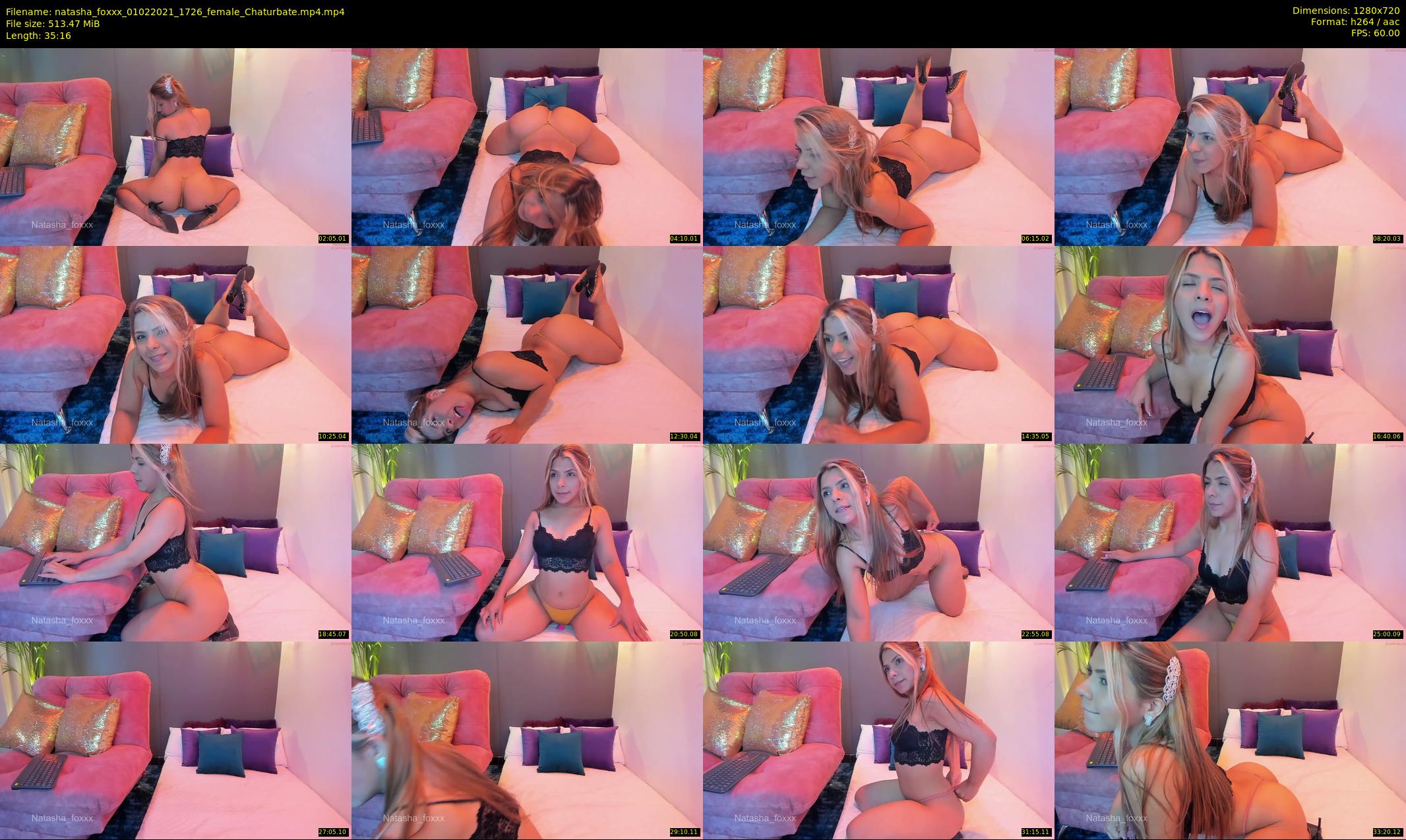 natasha_foxxx — 36 minute Chaturbate female cam show recording, 720p, Feb 1, 2021