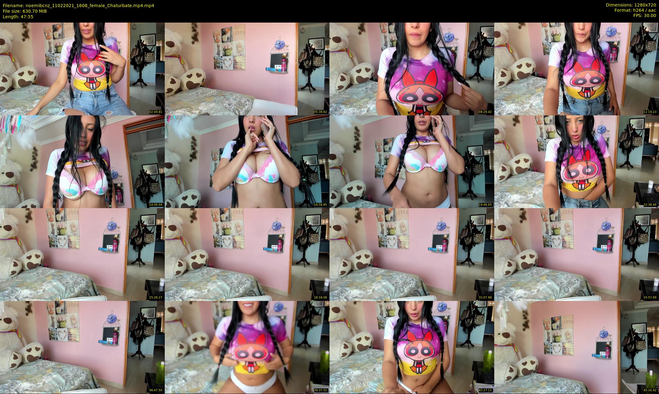 noemibcnz — 48 minute Chaturbate couple cam show recording, 720p, Feb 11, 2021