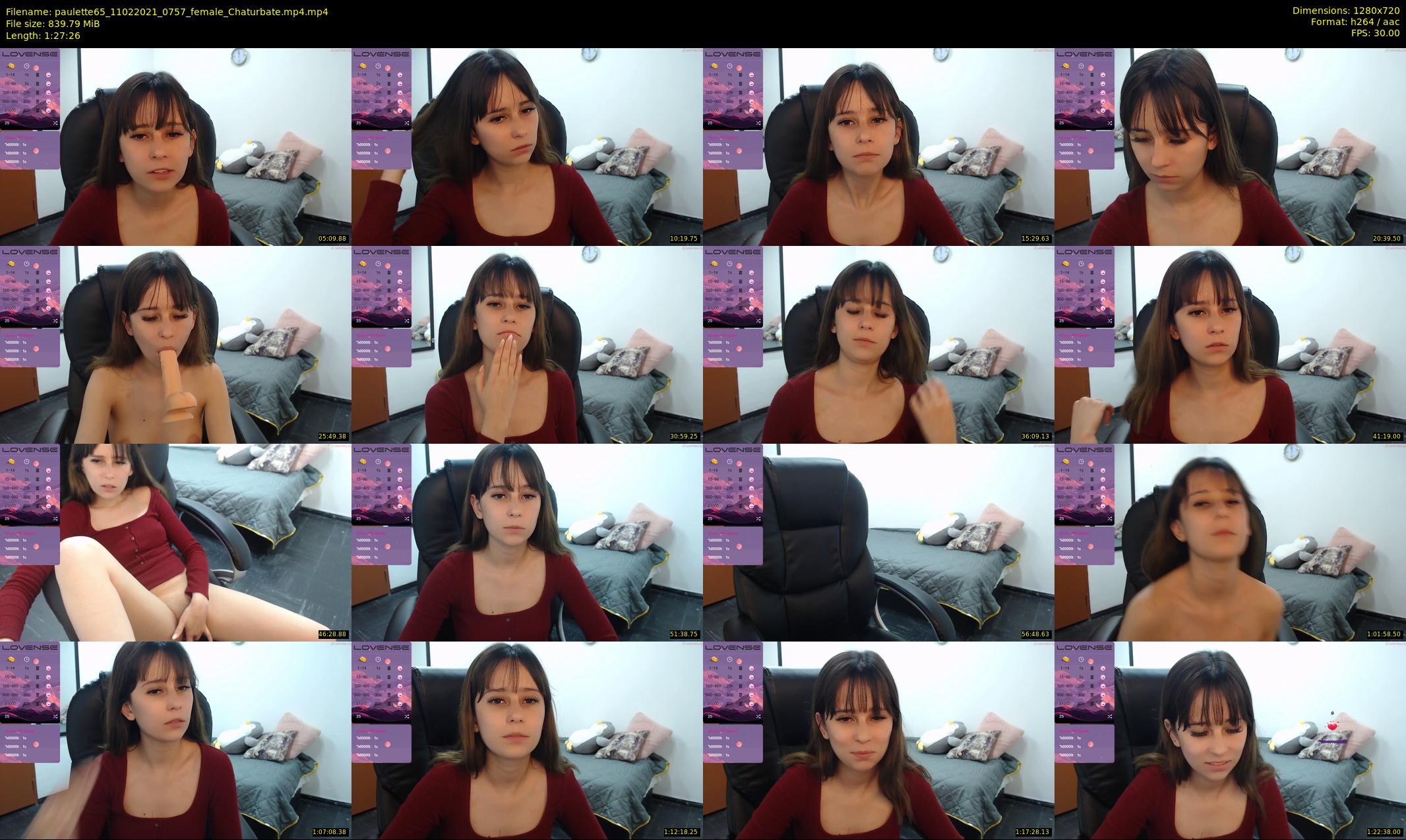 paulette65 — 88 minute Chaturbate female cam show recording, 720p, Feb 11, 2021