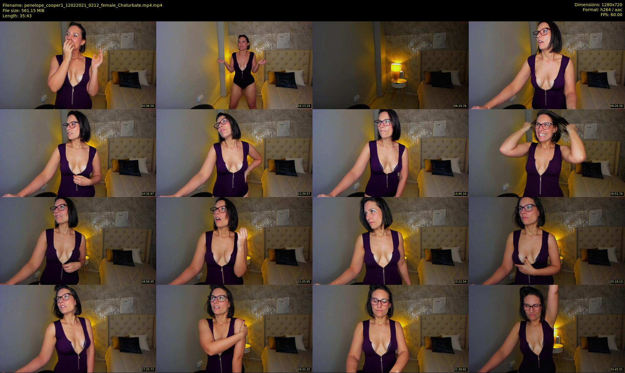 penelope_cooper1 — 36 minute Chaturbate female cam show recording, 720p, Feb 12, 2021
