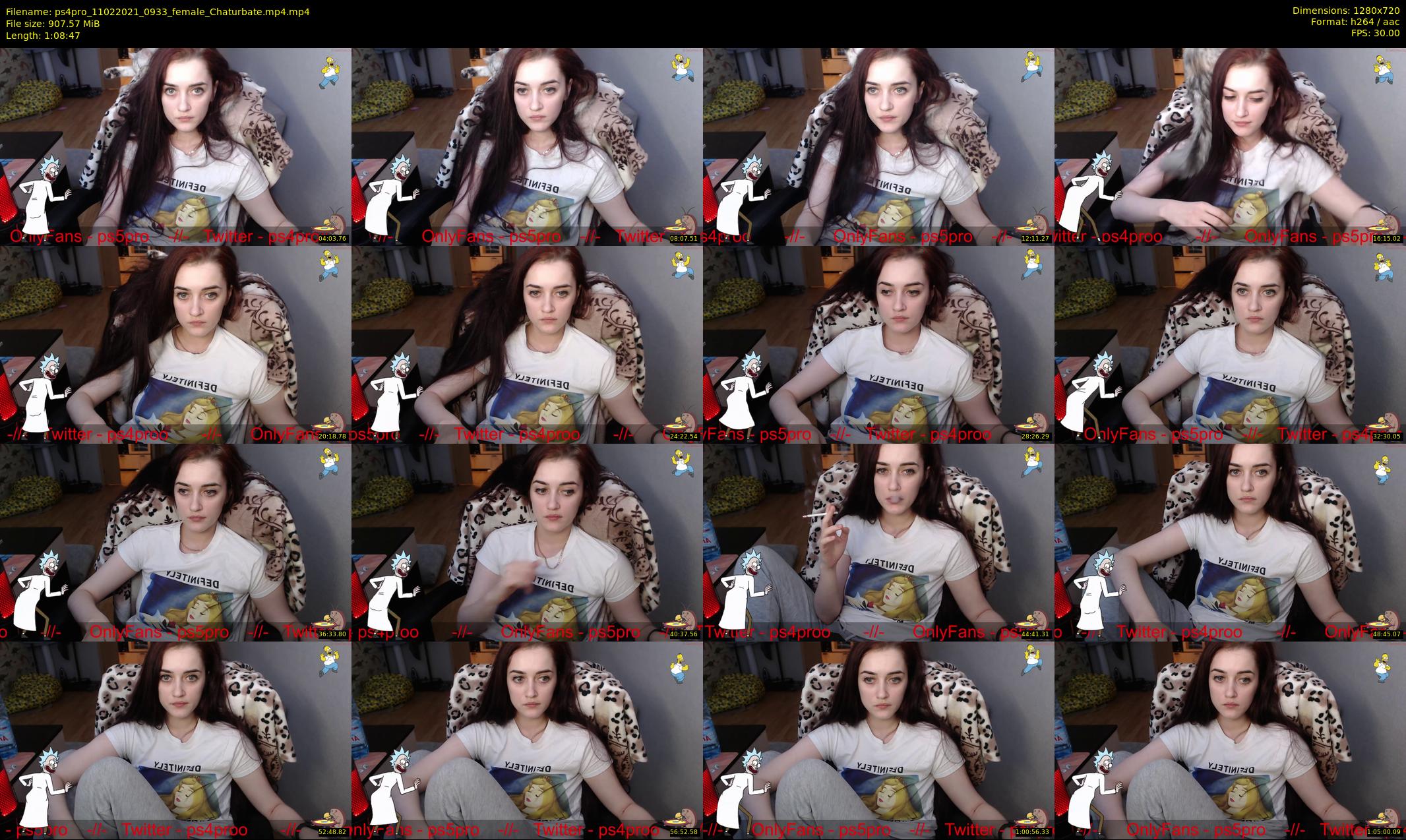 ps4pro — 69 minute Chaturbate female cam show recording, 720p, Feb 11, 2021