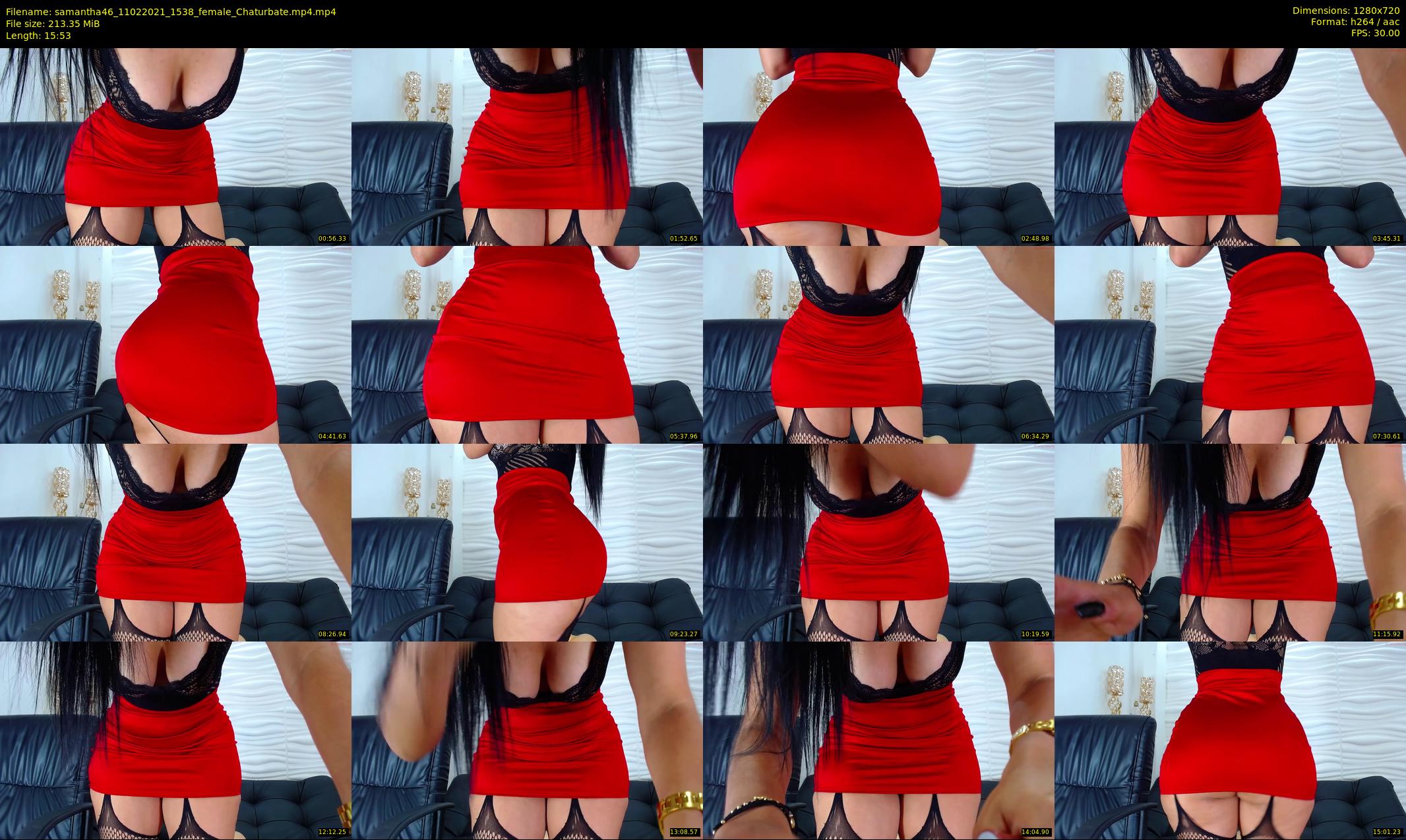 samantha46 — 16 minute Chaturbate female cam show recording, 720p, Feb 11, 2021