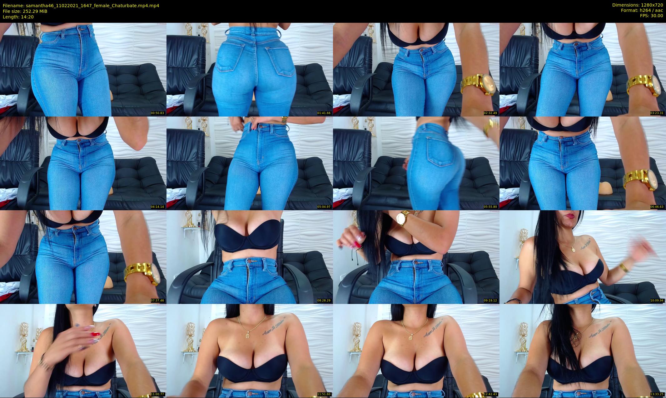 samantha46 — 15 minute Chaturbate female cam show recording, 720p, Feb 11, 2021