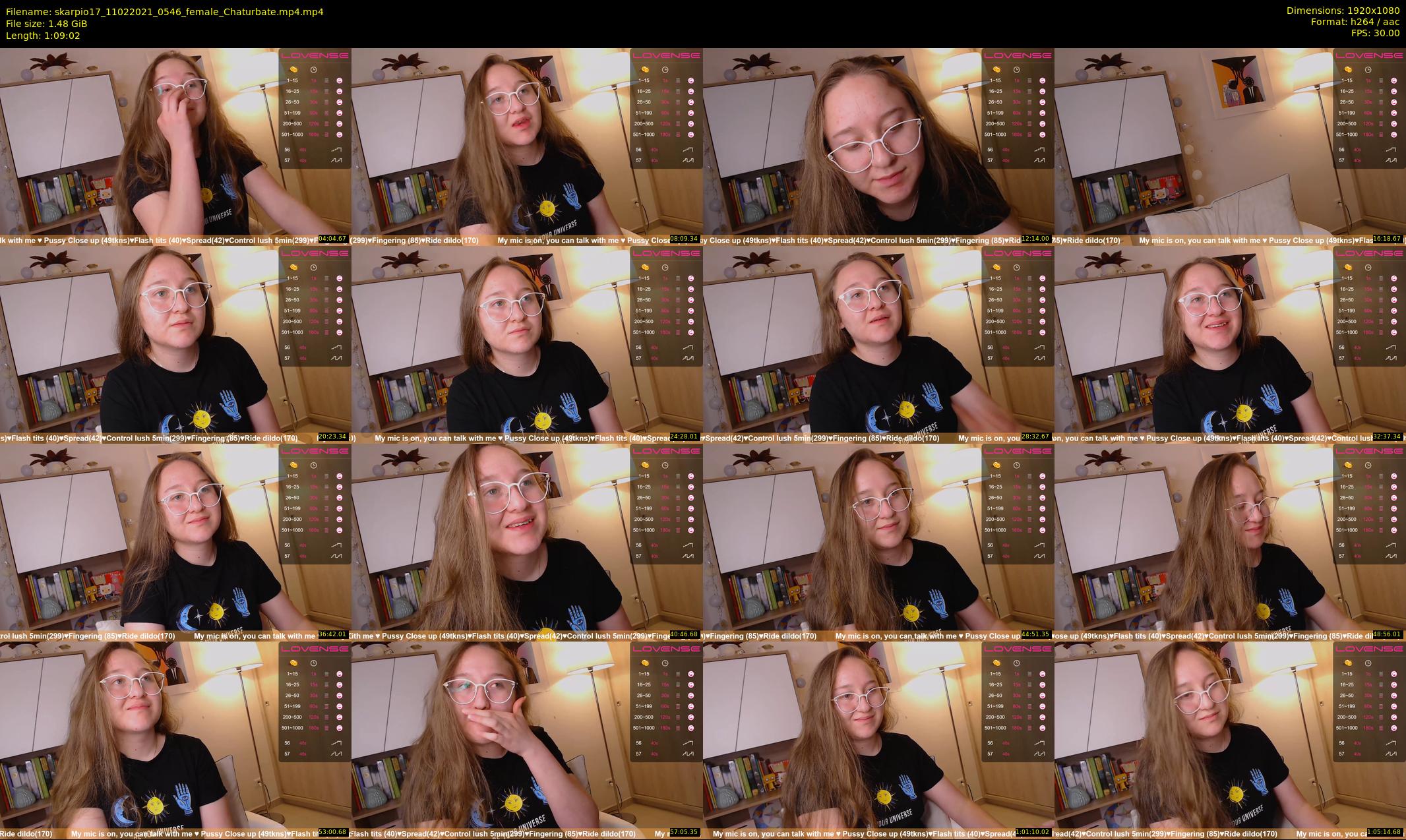 skarpio17 — 70 minute Chaturbate female cam show recording, 1080p, Feb 11, 2021